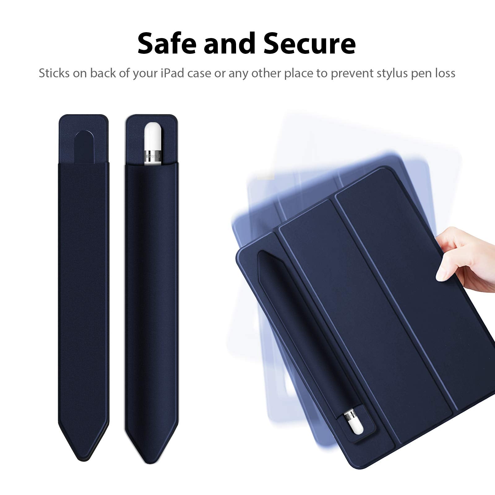 Doormoon Stylus Adhesive Pencil Holder For Apple Pencil (1St And 2Nd Gen)   Compatible For Ipad Pro 11/10.9/9.7 & Ipad 6Th 2020