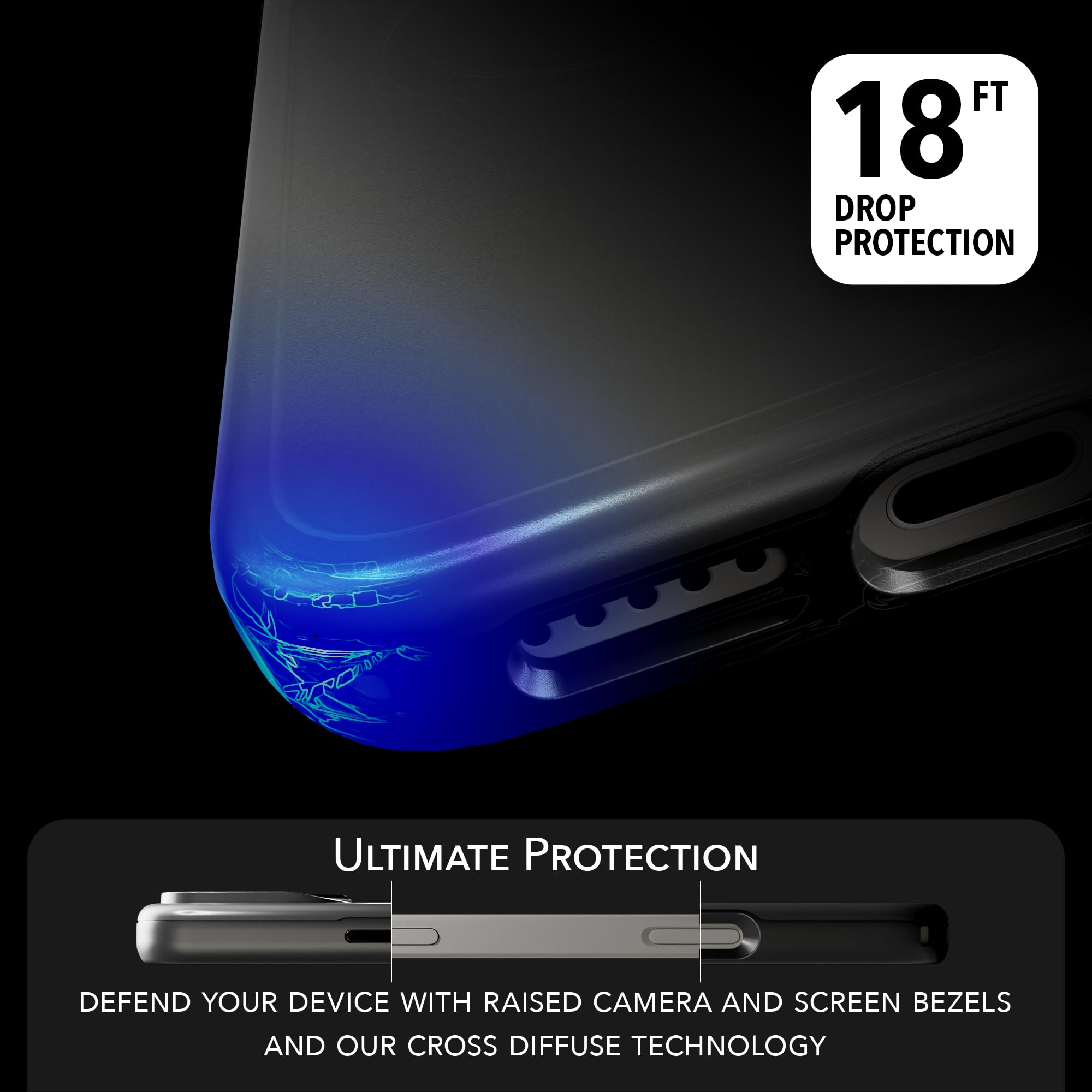 Cellhelmet Fortitude Case Designed For Iphone 16 Pro Max | Magsafe Compatible | Dual Protection | Drop Test Certified | Shockpro