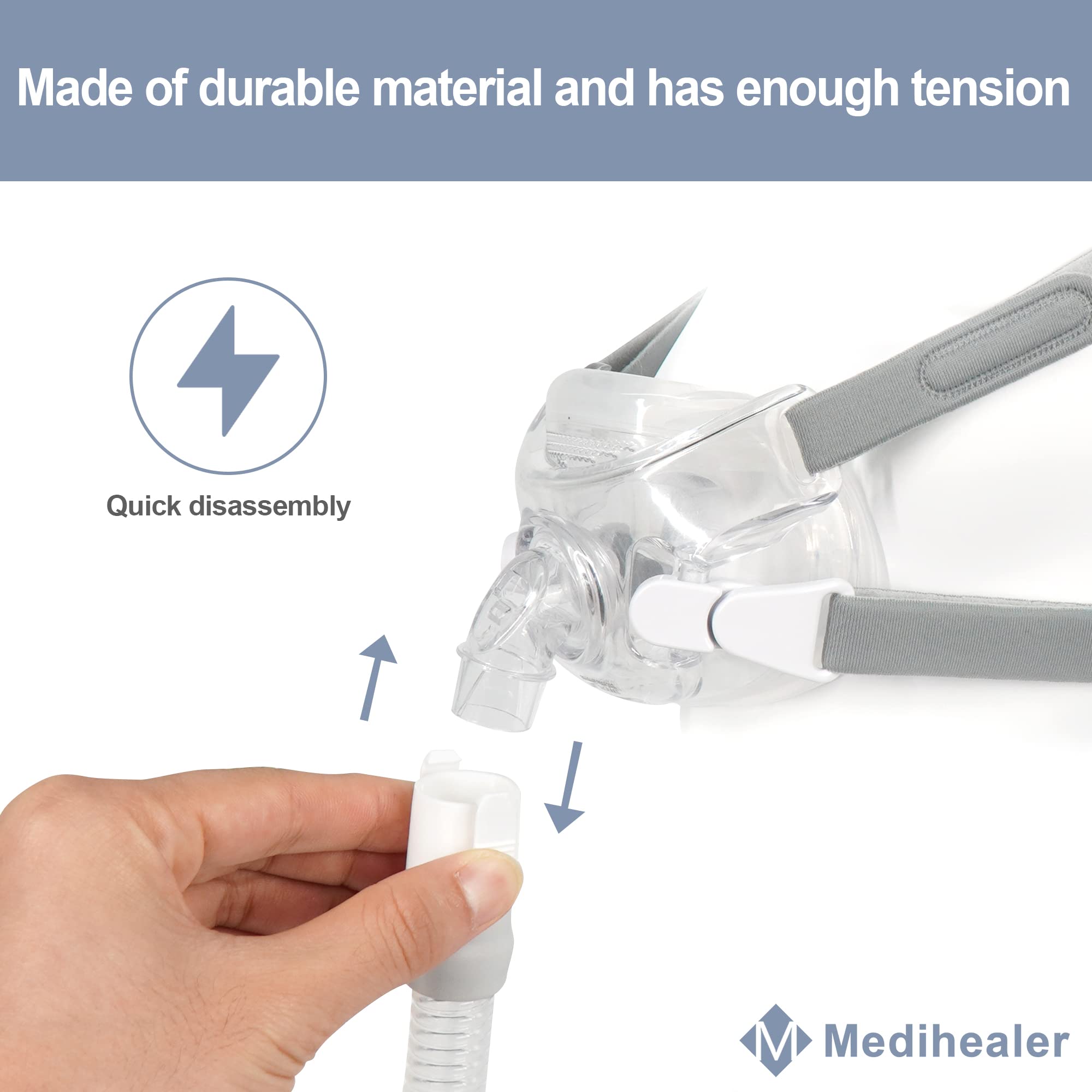 2 Packs Quick Release Tube Compatible With Amara View, Only Short Tube For Av, No Elbow, Improved Design And Upgraded Material,G