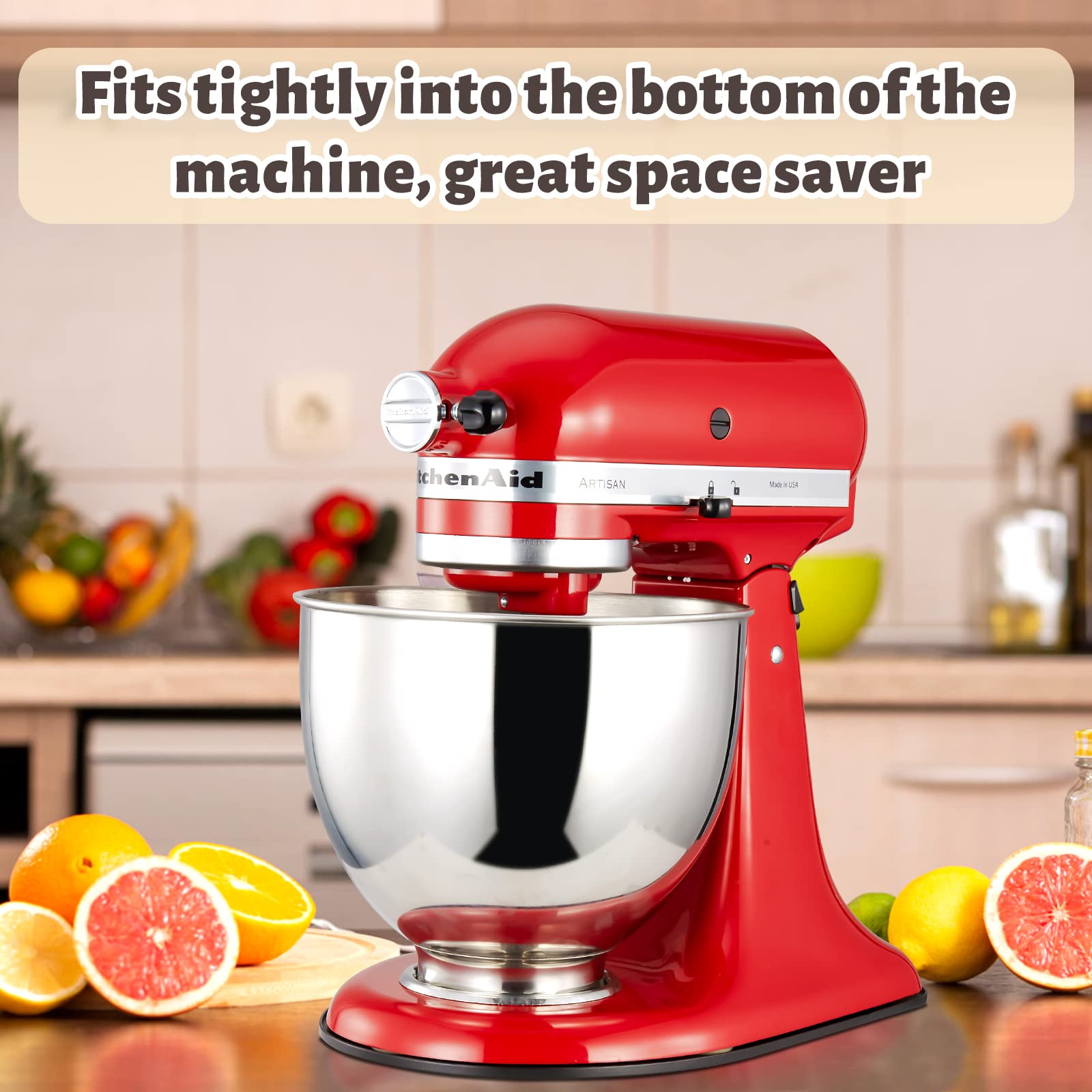 Sliding Mat For Kitchenaid Mixer   Metal Mixer Mover Slider Mat Compatible With Kitchenaid 4.5 5Qt Tilt Head Stand Mixer, Mixer