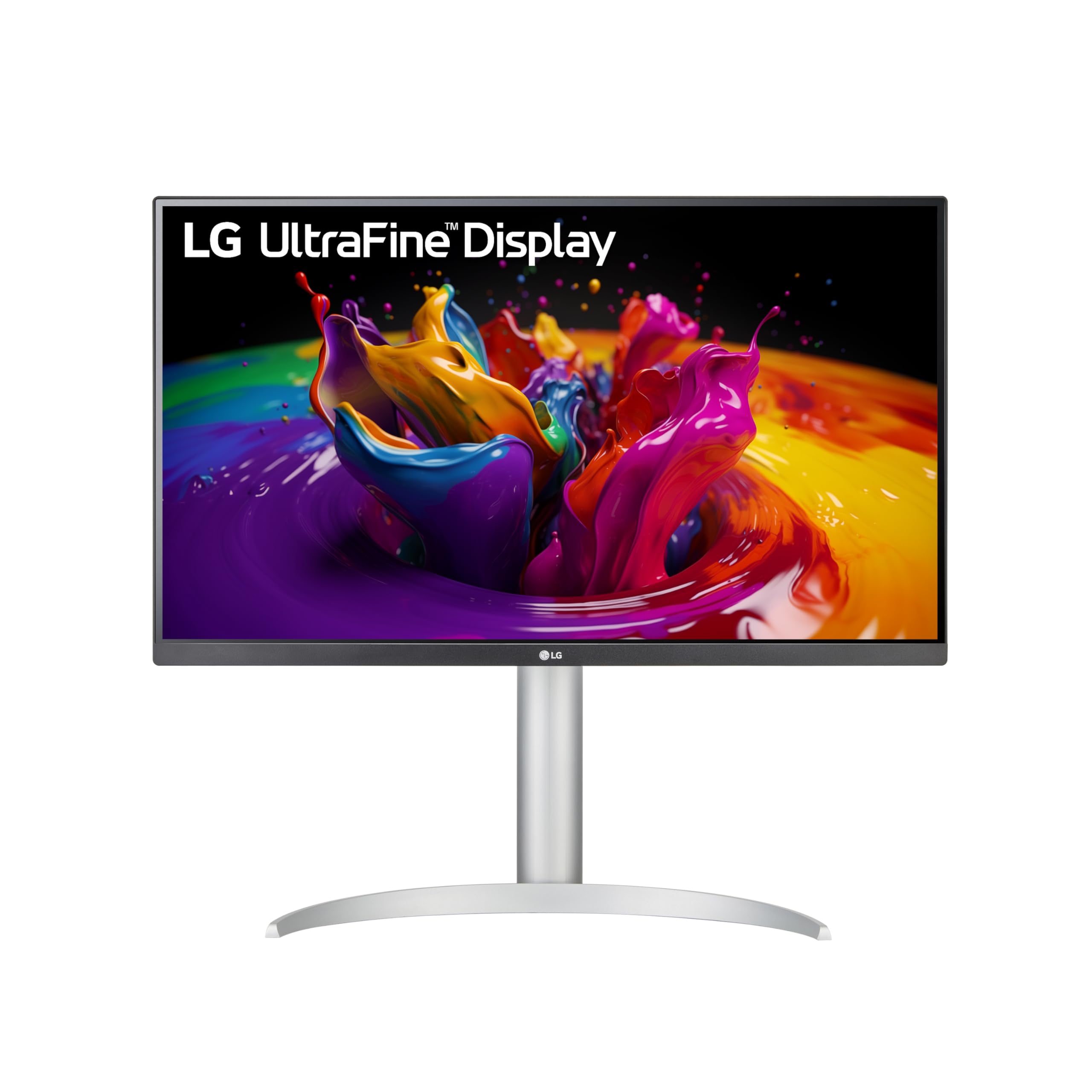 Lg 27Up850 W Monitor 27    Uhd (3840 X 2160) Ips Display, Vesa Displayhdr 400, Dci P3 95% Color Gamut, Usb C,3 Side Virtually Bo
