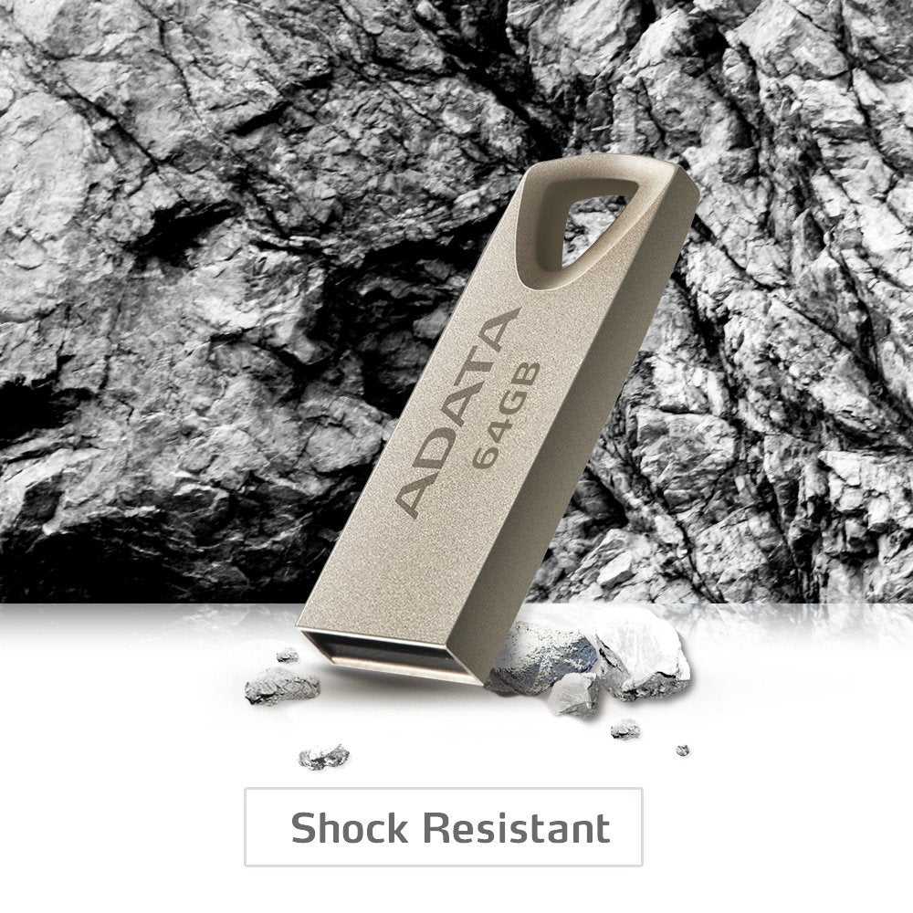 Adata Auv210-64G-Rgd Usb Memory Stick Gold Beige