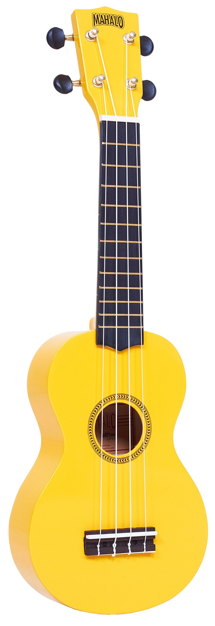Mahalo Ukuleles Mr1Yw Rainbow Series Soprano Ukulele