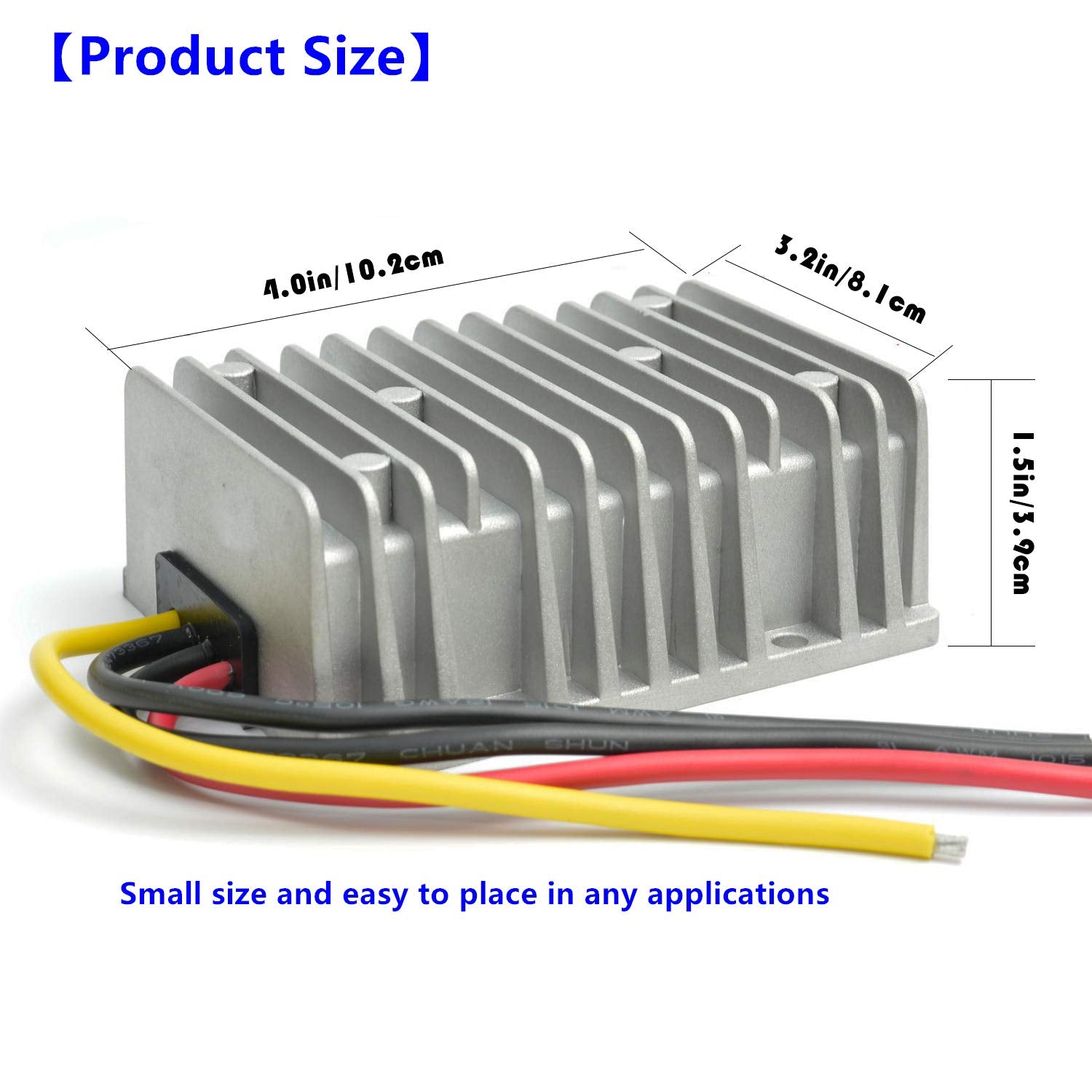 Qjfcare Waterproof Dc Buck Converter Voltage Regulator 36V 48V Step Down To 12V 30A 360W Adjustable Power Converter Transformer