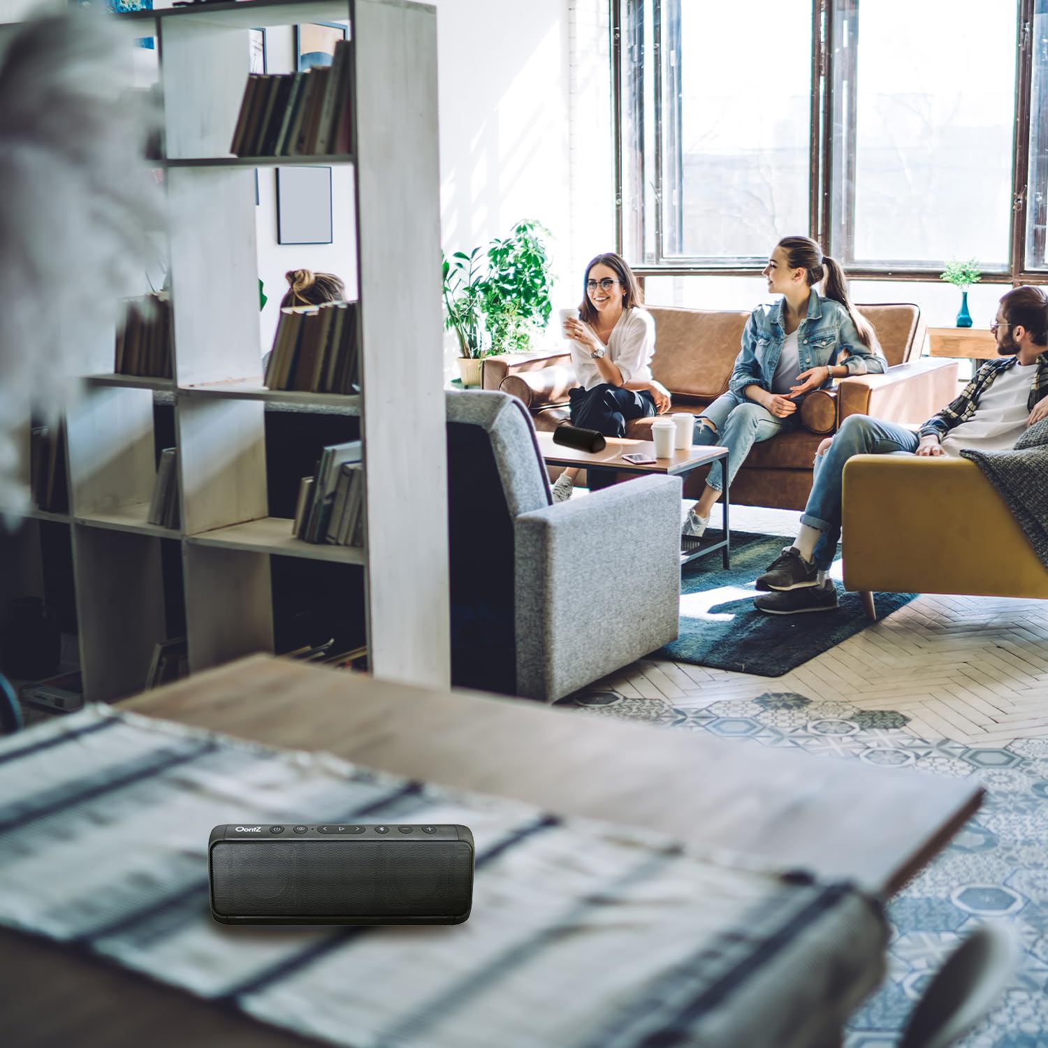 Oontz Angle 3 Pro Dual Edition Bluetooth Speaker, Two Speaker Edition, 21 Watts, Exceptional Sound & Bass, 100Ft Wireless Range,