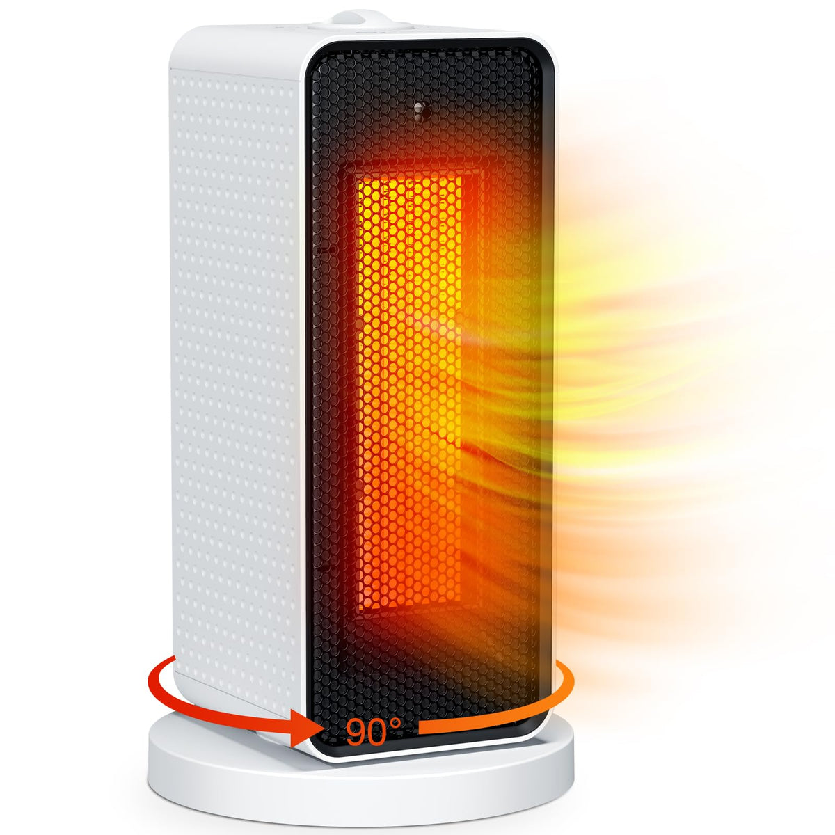Qoosea Space Heaters For Indoor Use Electric Oscillation Portable Electric Space Heater Ceramic Heater With Thermostat Fast Heat