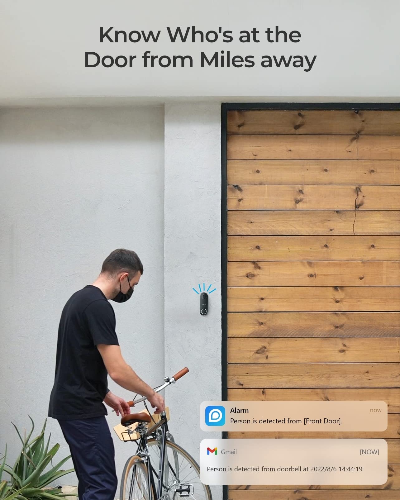 Reolink Doorbell Wifi Camera   Wired 5Mp Outdoor Video Doorbell, 5G&2.4G Wifi Security Camera System, Smart Detection Local Stor