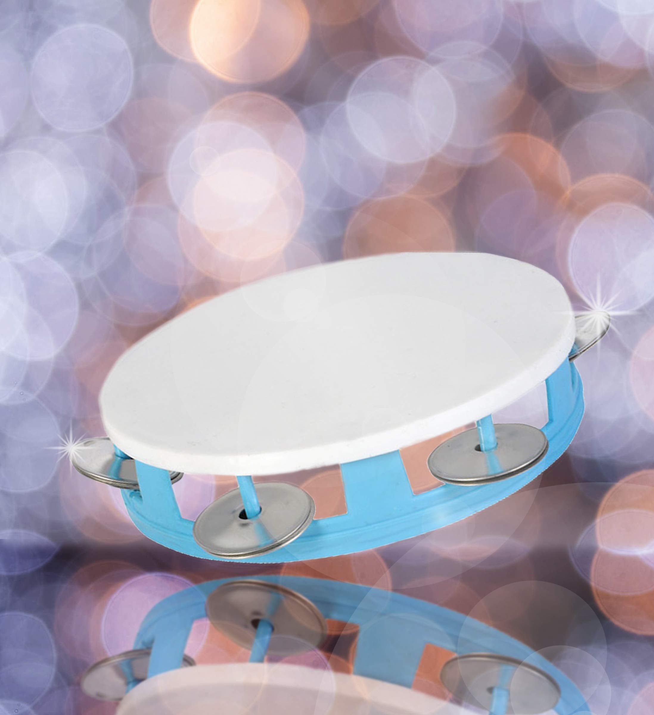 Rhode Island Novelty 5.5 Inch Mini Tambourines, Pack Of 12 Assorted