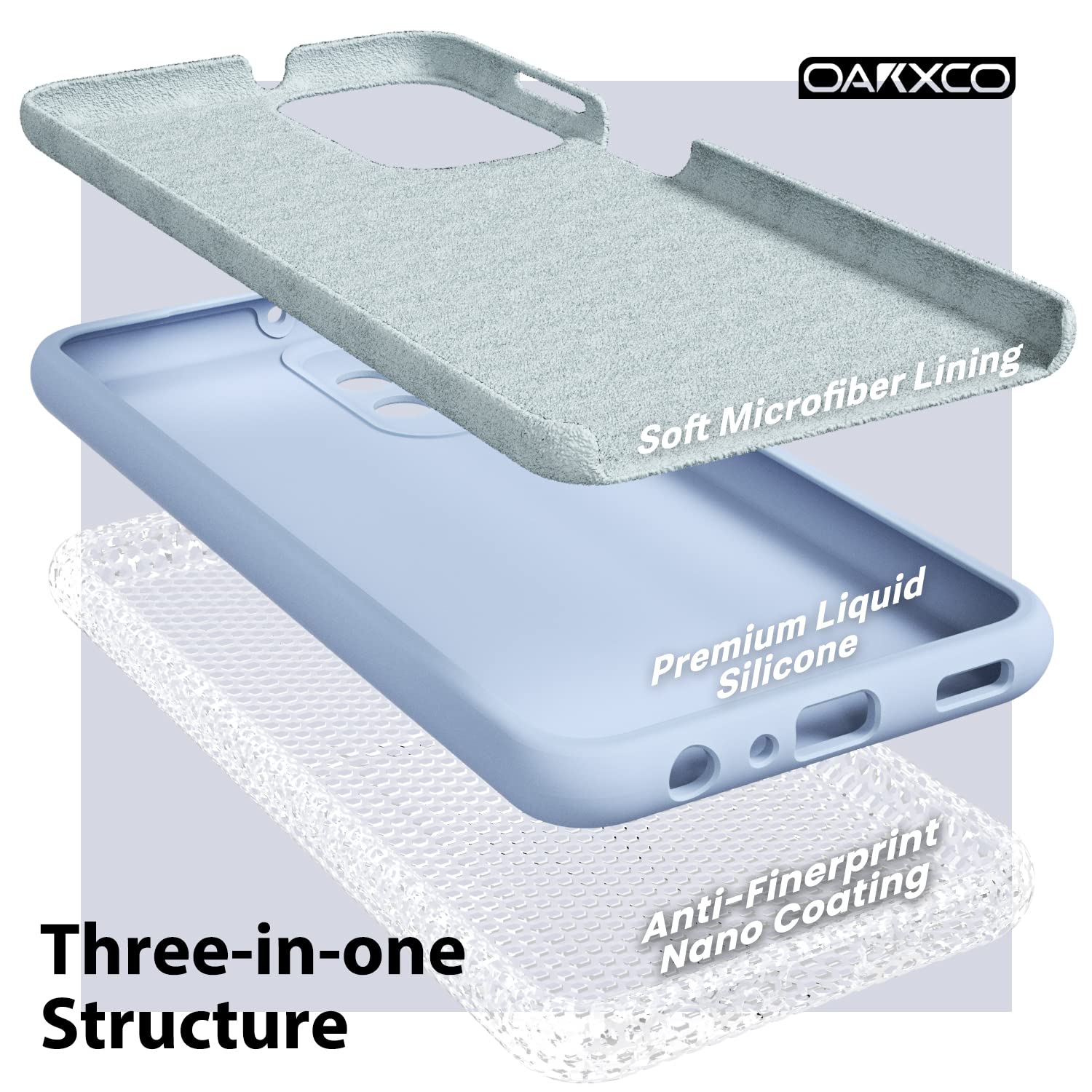 Oakxco For Samsung Galaxy A23 5G Phone Case Liquid Silicone, Cute Thin Slim Soft Rubber Tpu Plain Smooth Gel Cover For Women Gir