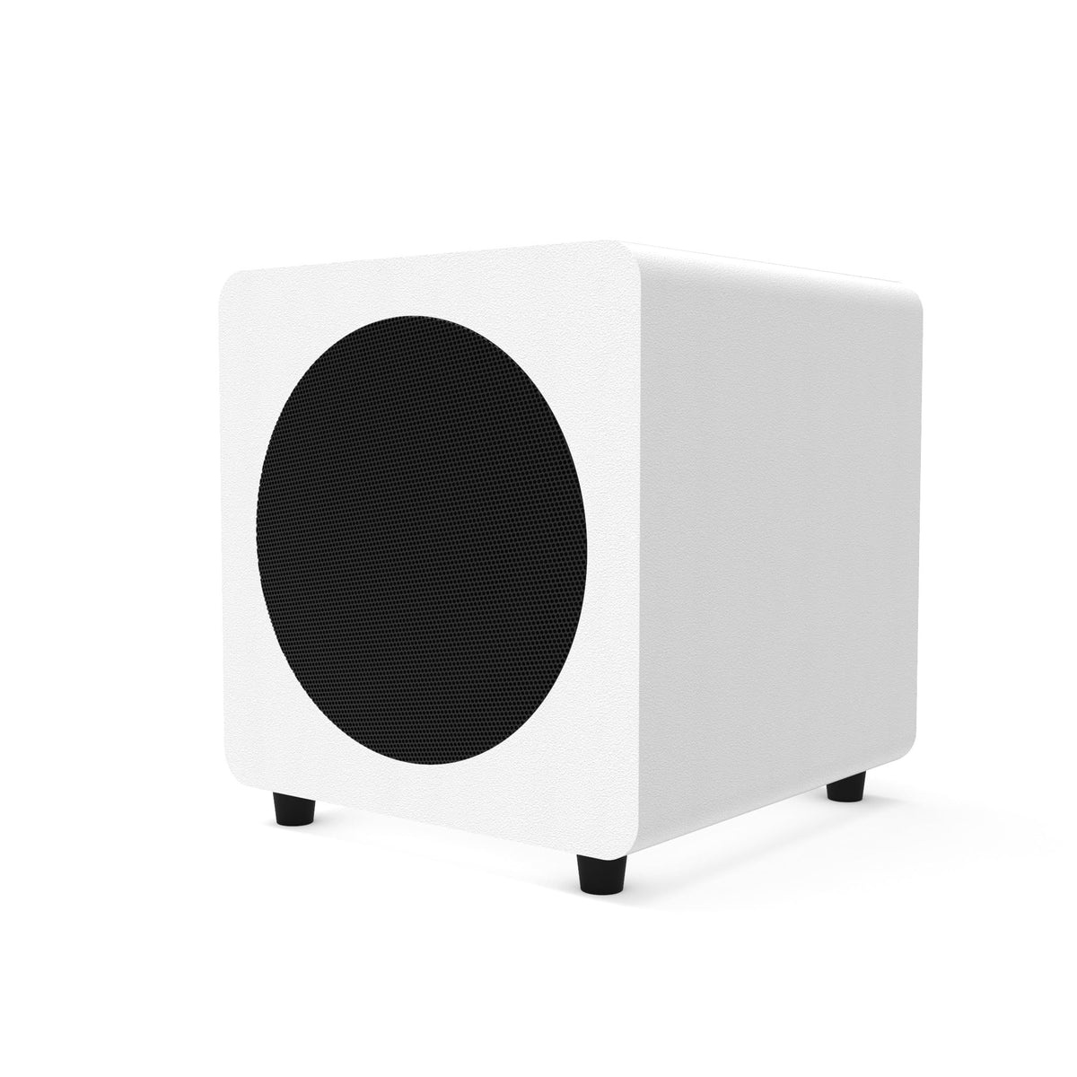 Kanto Sub8Vmw Sealed Powered Subwoofer | 300W Peak Power | 8'' Woofer | Matte White