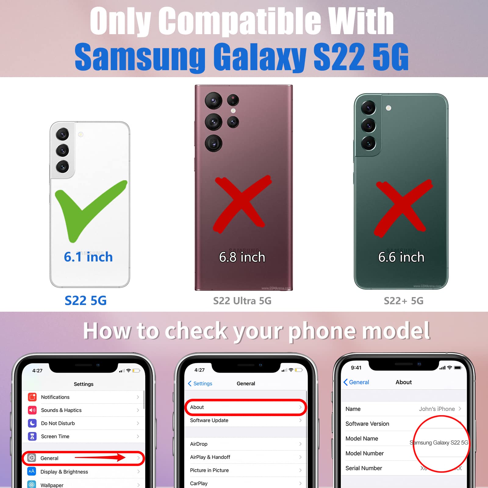 Toycamp For Samsung Galaxy S22 Case With Ring Kickstand, Ufo Cool Cartoon Design For Men Boys Girls Teens Cute Case (6.1 Inch),