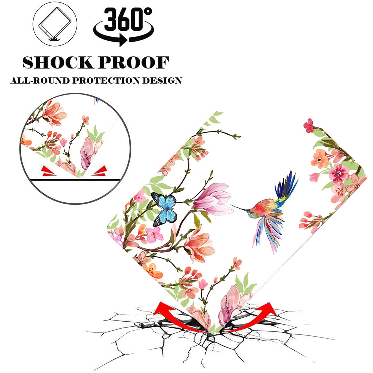 Som Lam Case For New Ipad 9.7 Inch 20182017 Ipad 6Th And 5Th Generation Pro 9.7 Case,Ipad Air 2 Case, Shockproof Light Weight Ca