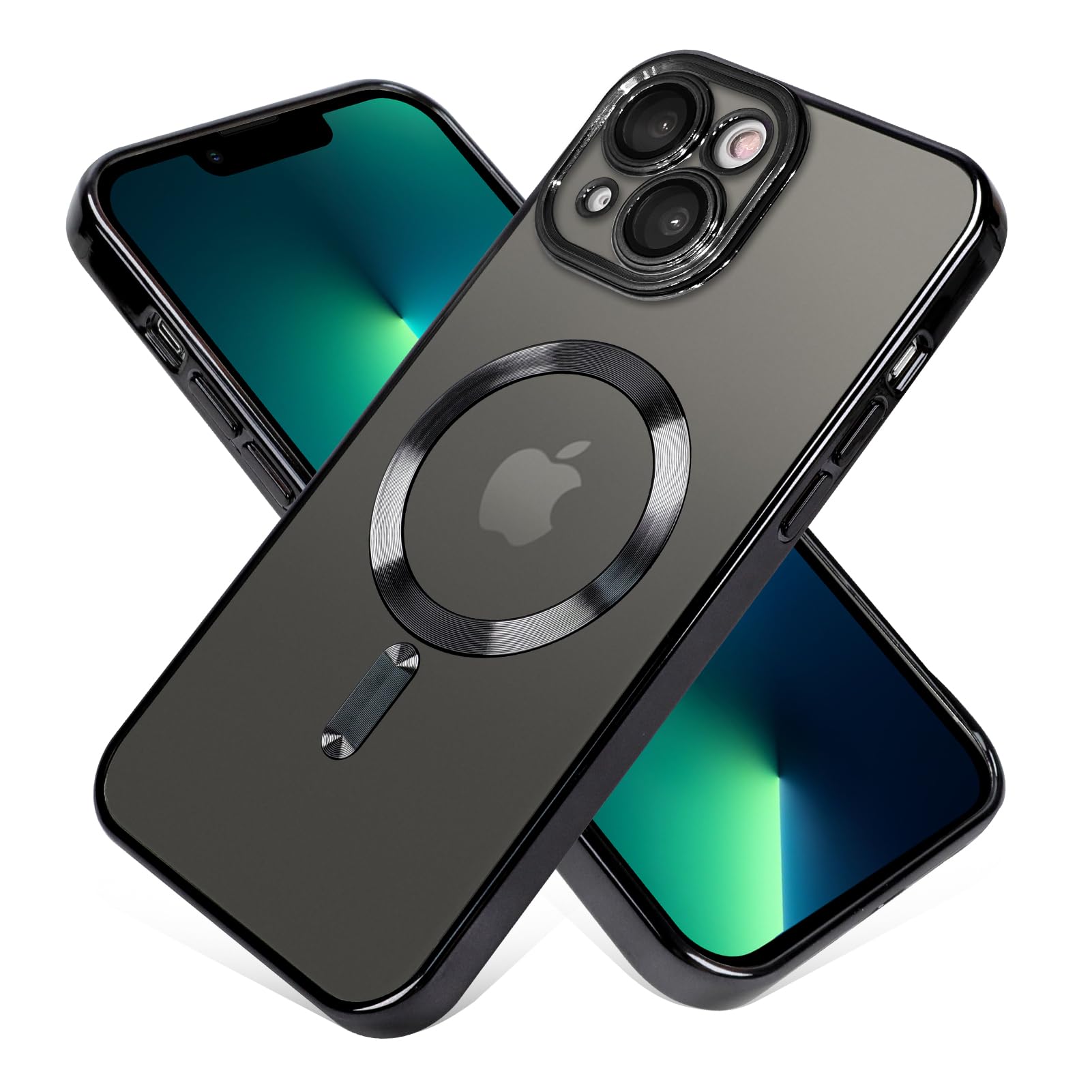 Ook Phone Case Made For Iphone 13 (6.1 Inch) With Camera Lens Protector (Compatible With Magsafe) Anti Scratch Shockproof Electr