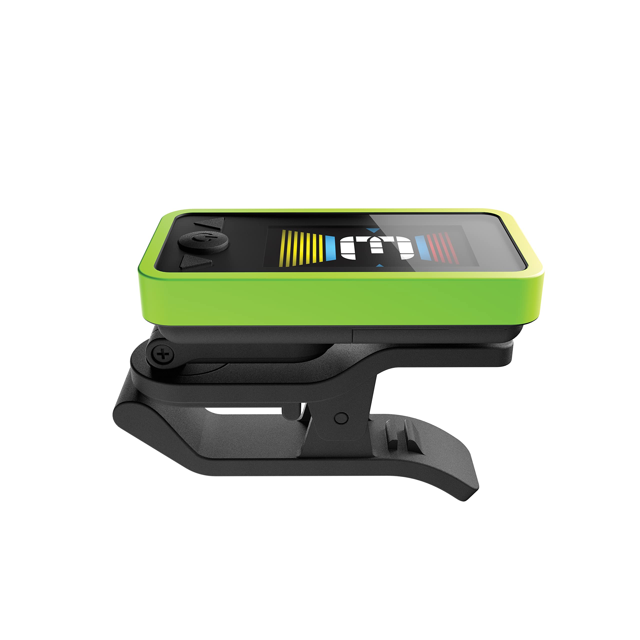 D'Addario Accessories Guitar Tuner   Eclipse Headstock Tuner   Clip On Tuner For Guitar   Great For Acoustic Guitars & Electric Guitars   Quick & Accurate Tuning   Green