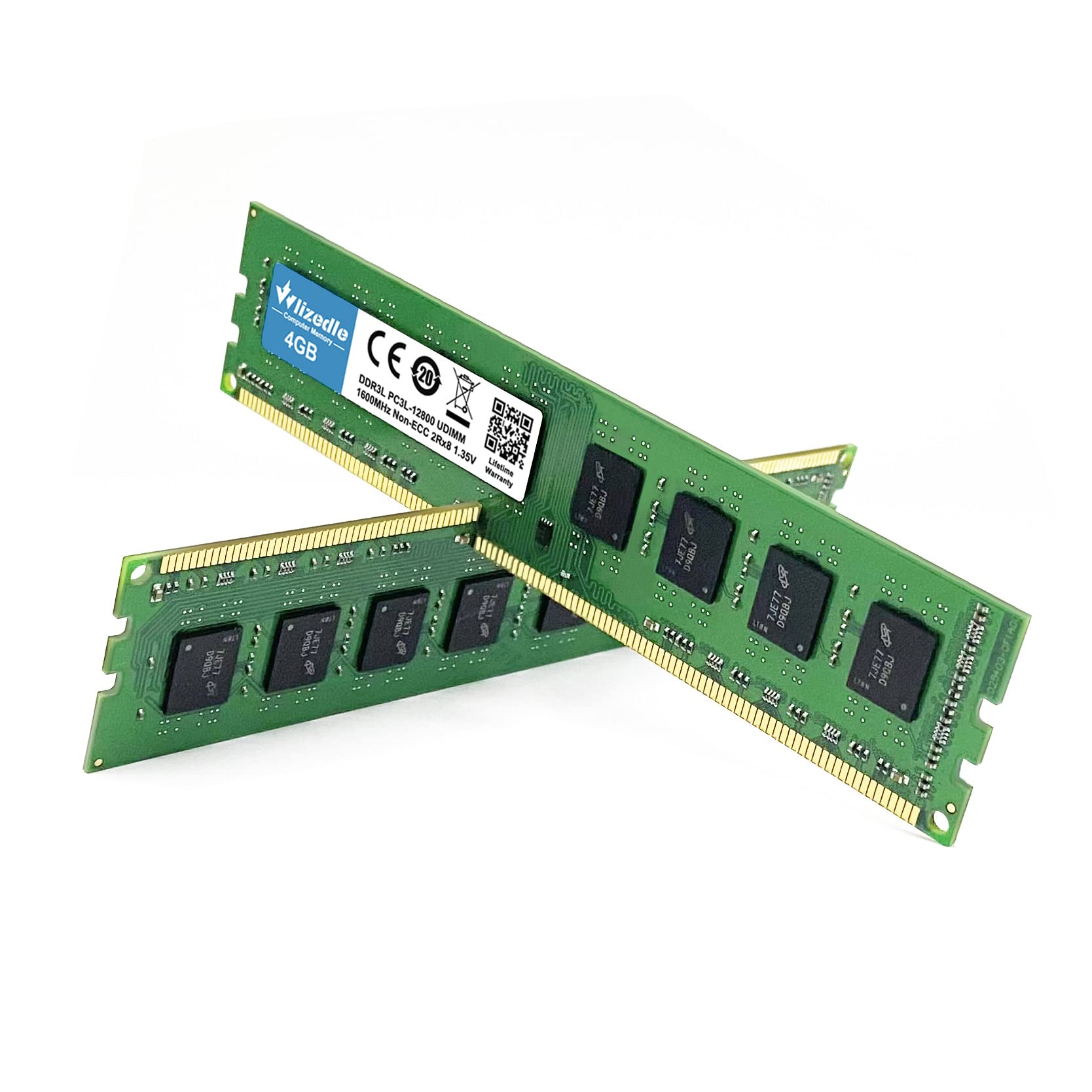 Ddr3/Ddr3L 8Gb Kit(2X4Gb) Ram 1600Mhz Cl11 Dimm Wlizedle Desktop Memory Pc3 12800/Pc3L 12800 240 Pin 1.35V/1.5V 2Rx8 Dual Rank C