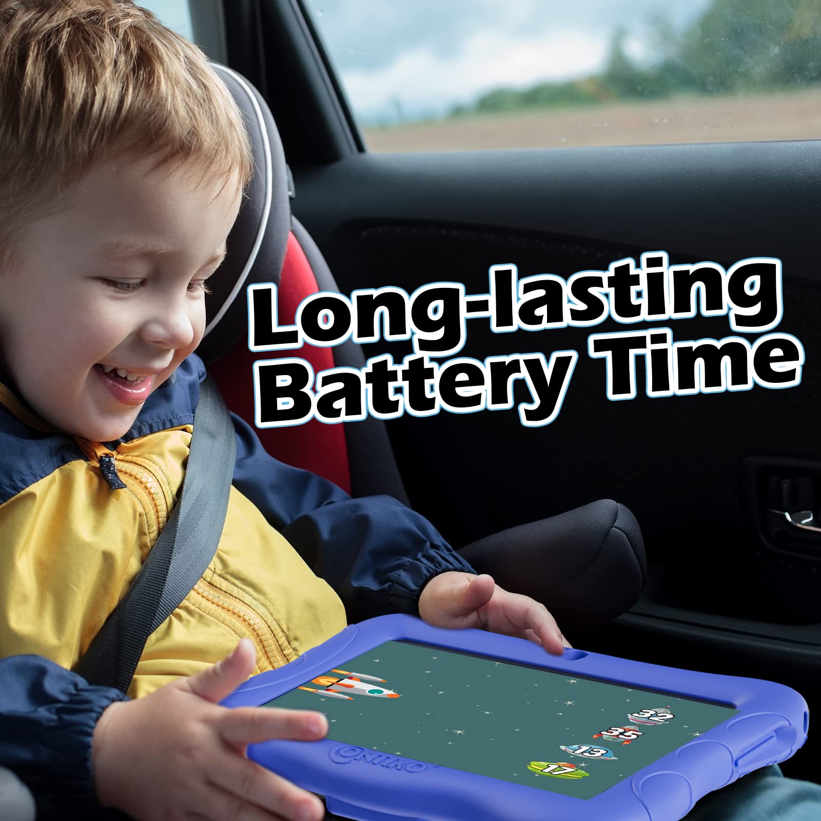 Contixo 7 Kids Tablet - 32Gb Android Learning Tablet With 50+ Disney Storybooks, Wifi, Parental Controls, Kid-Proof Case & Kicks