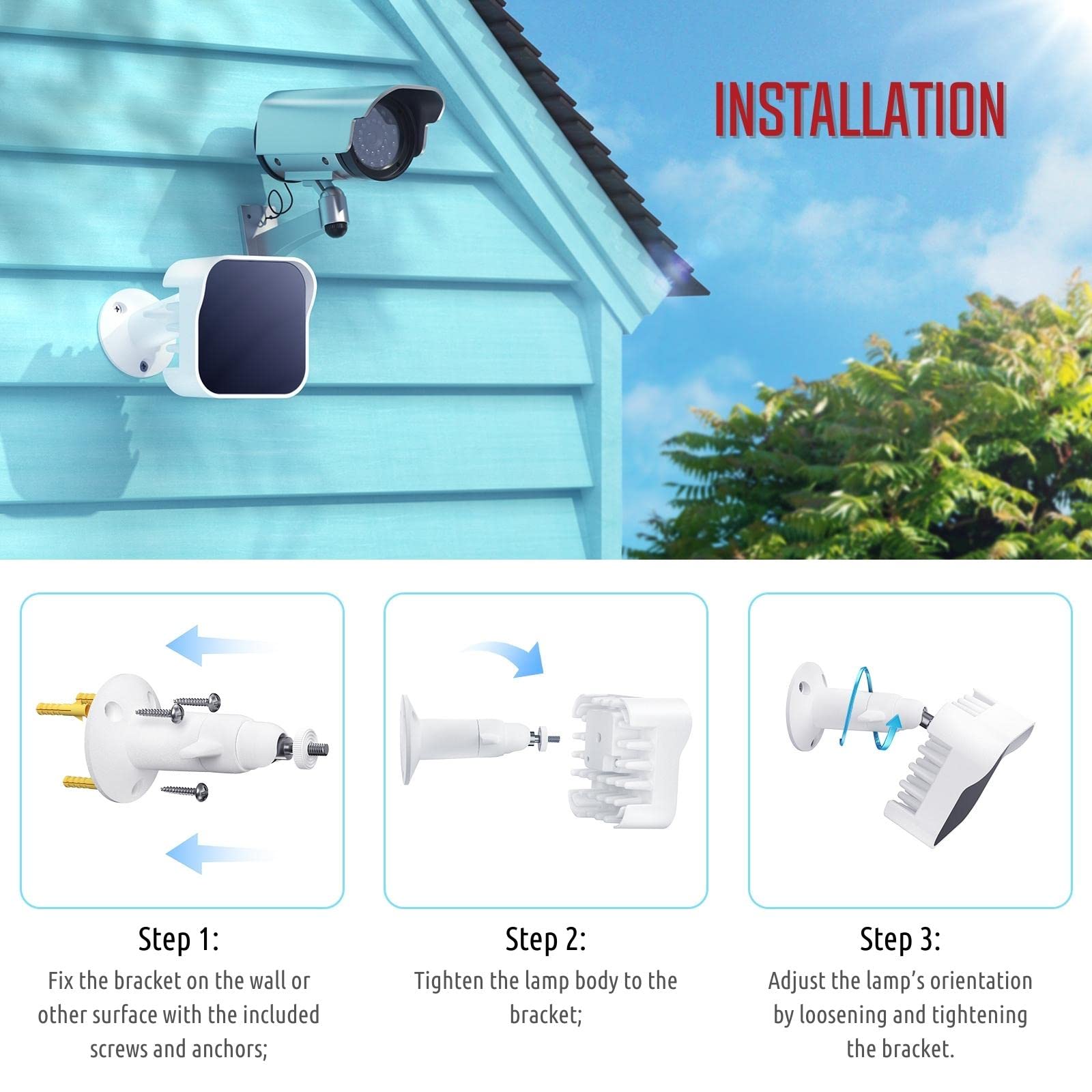 Tendelux Di10 Ir Illuminator | Medium Range Infrared Flood Light For Security Camera (W/Power Adapter)