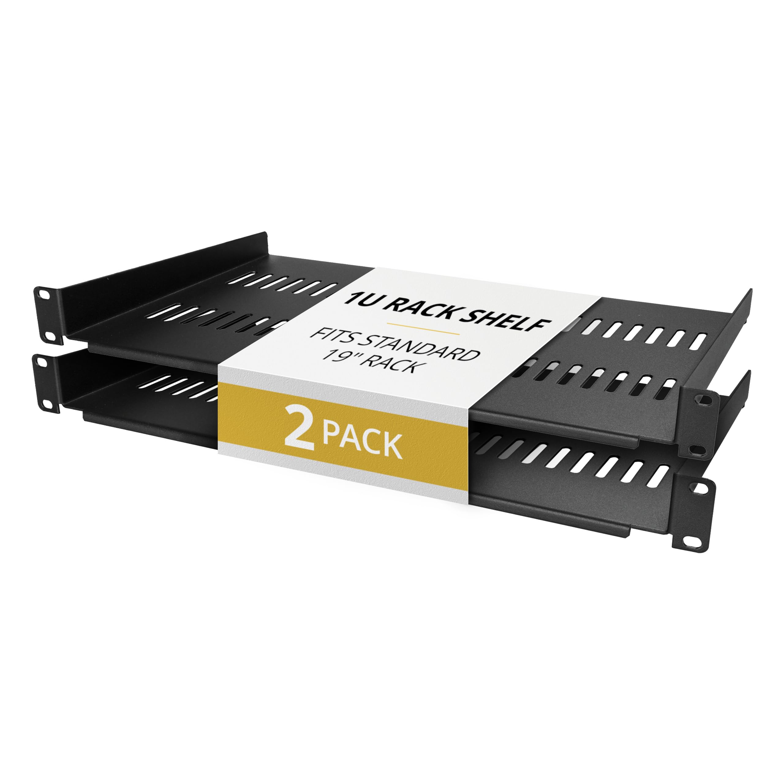 2-Pack 1U Server Rack Shelf