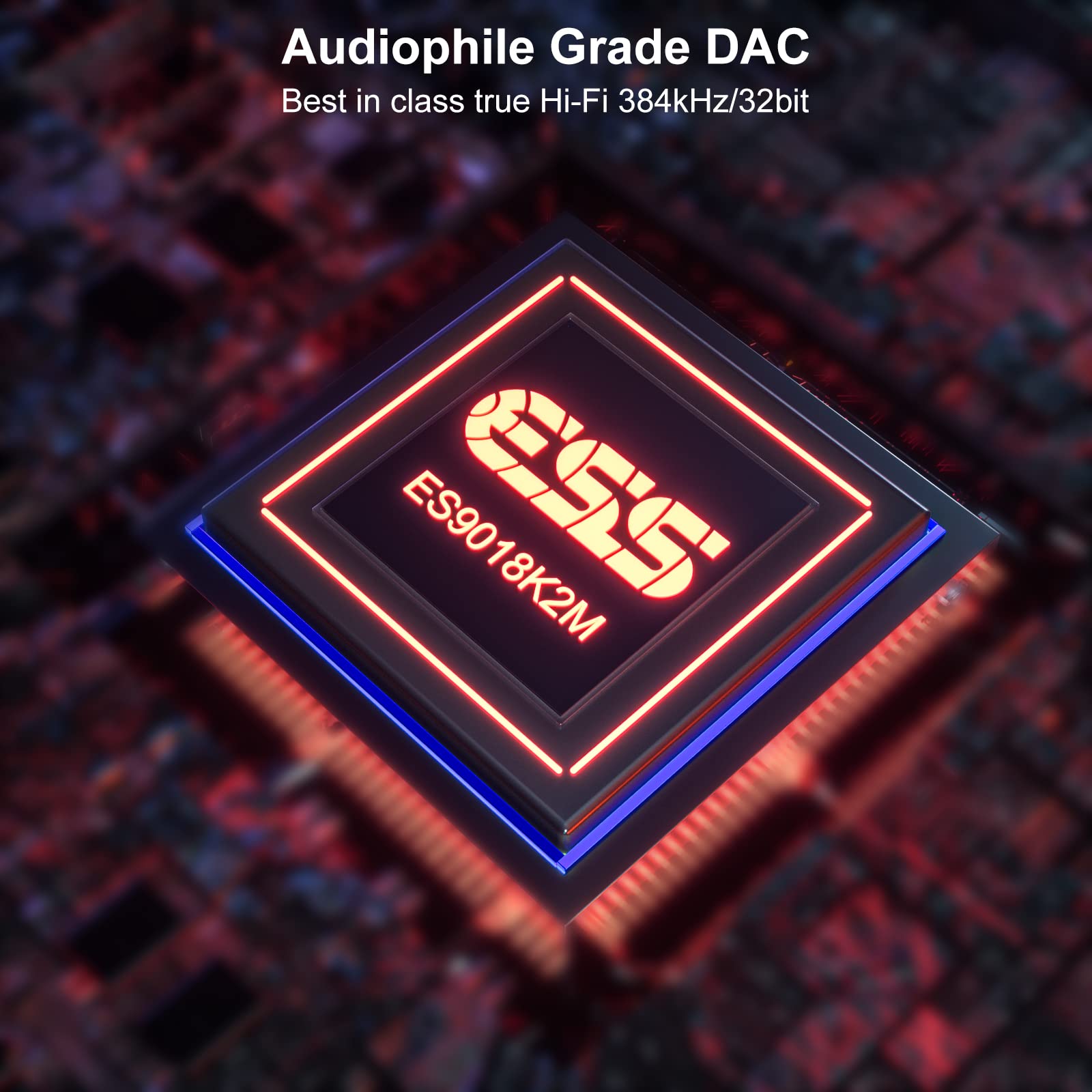 1Mii Bluetooth Adapter For Stereo Receiver W/Ldac, Bluetooth 5.1 Hi Res Audio Receiver For Speakers W/Audiophile Dac/Aptx Hd/Low