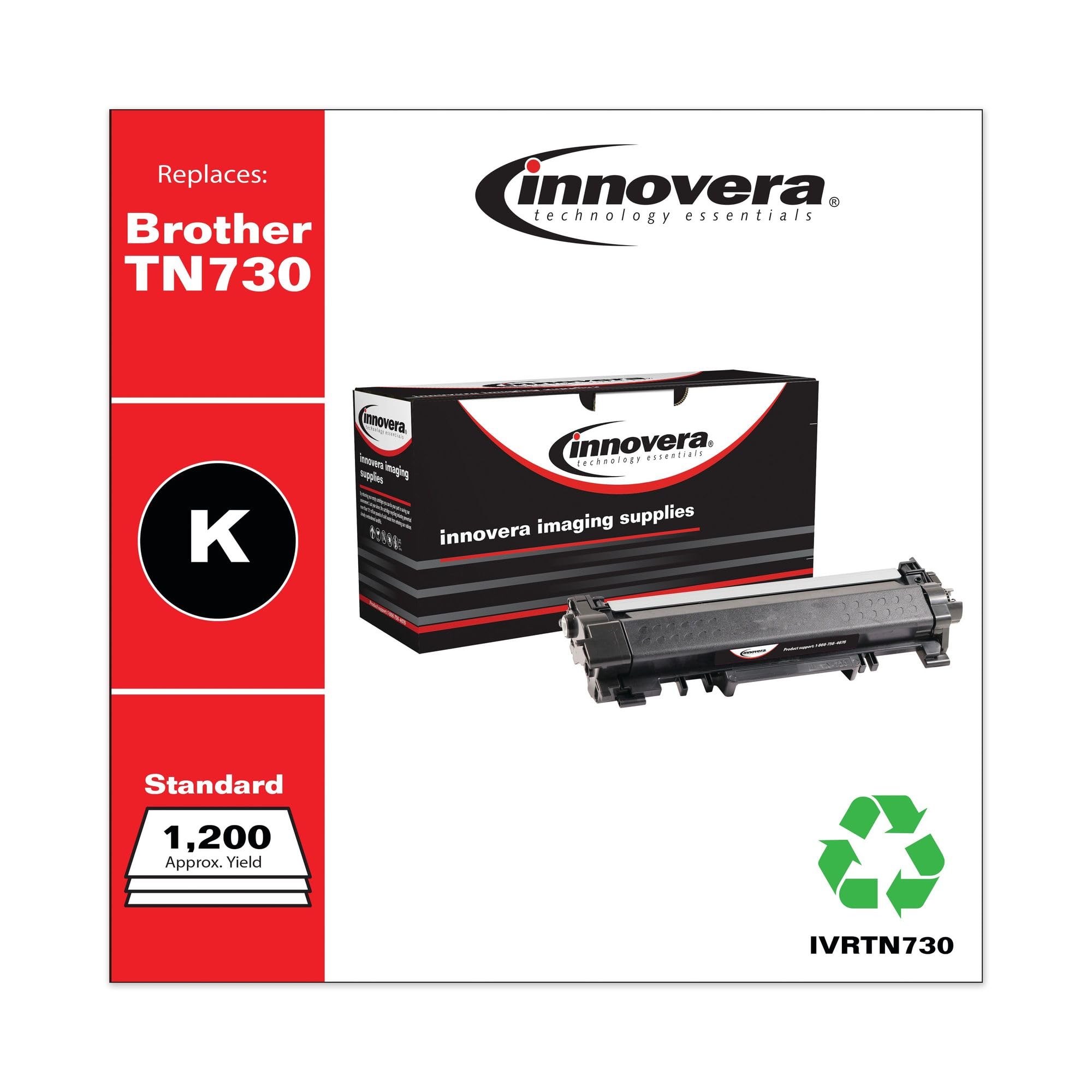 Innovera Tn730 Remanufactured Toner Replacement For Brother Tn730 (Black)