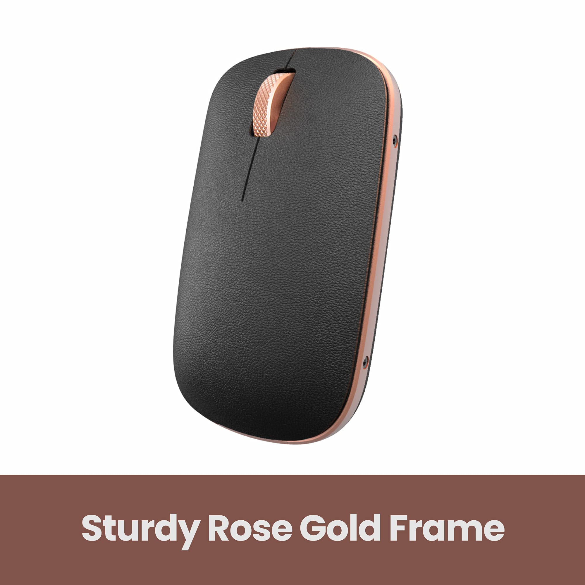 Azio Bluetooth Rm Rcm L 03 Retro Classic Mouse (Artisan), Black And Gold