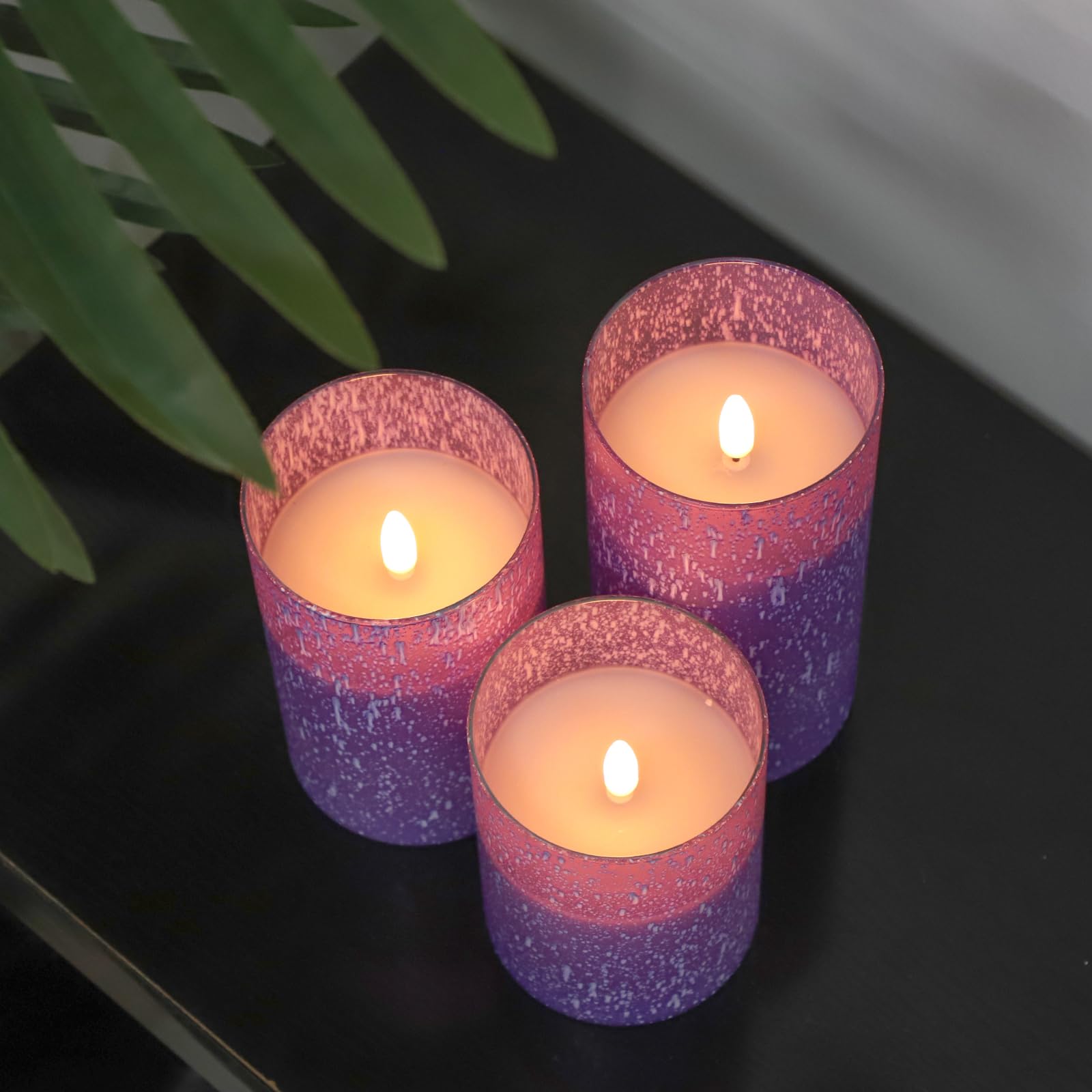 Mingfuxin Flameless Candles, Battery Operated Candles, 2024 Led Indoor Flameless Candle With Remote & Timer For Bedroom, Home, W