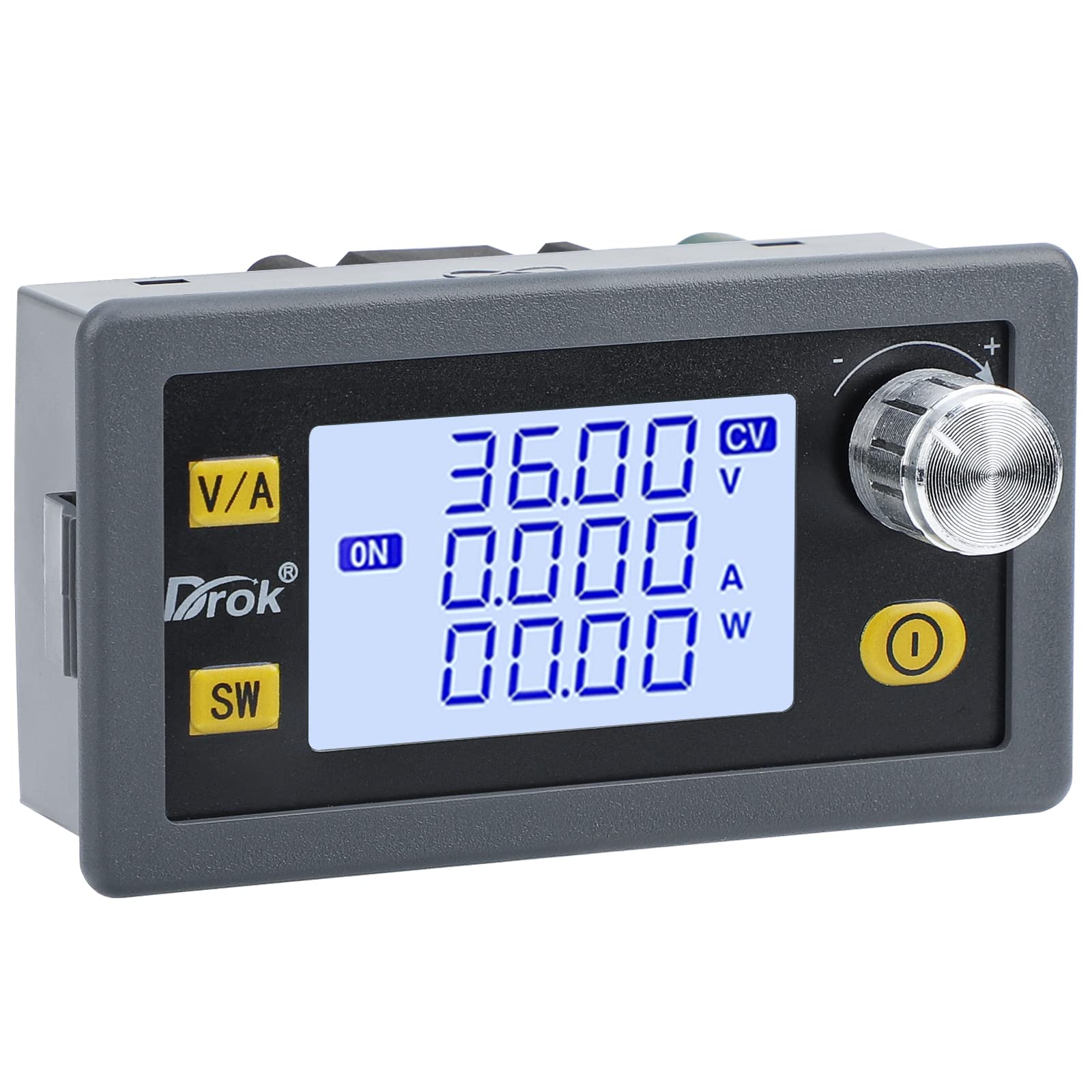 Drok Buck Boost Converter, Dc 6 36V To 0.6 36V 5A 80W Step Up Step Down Module, 5V 6V 12V 24V 30V Adjustable Voltage Regulator,