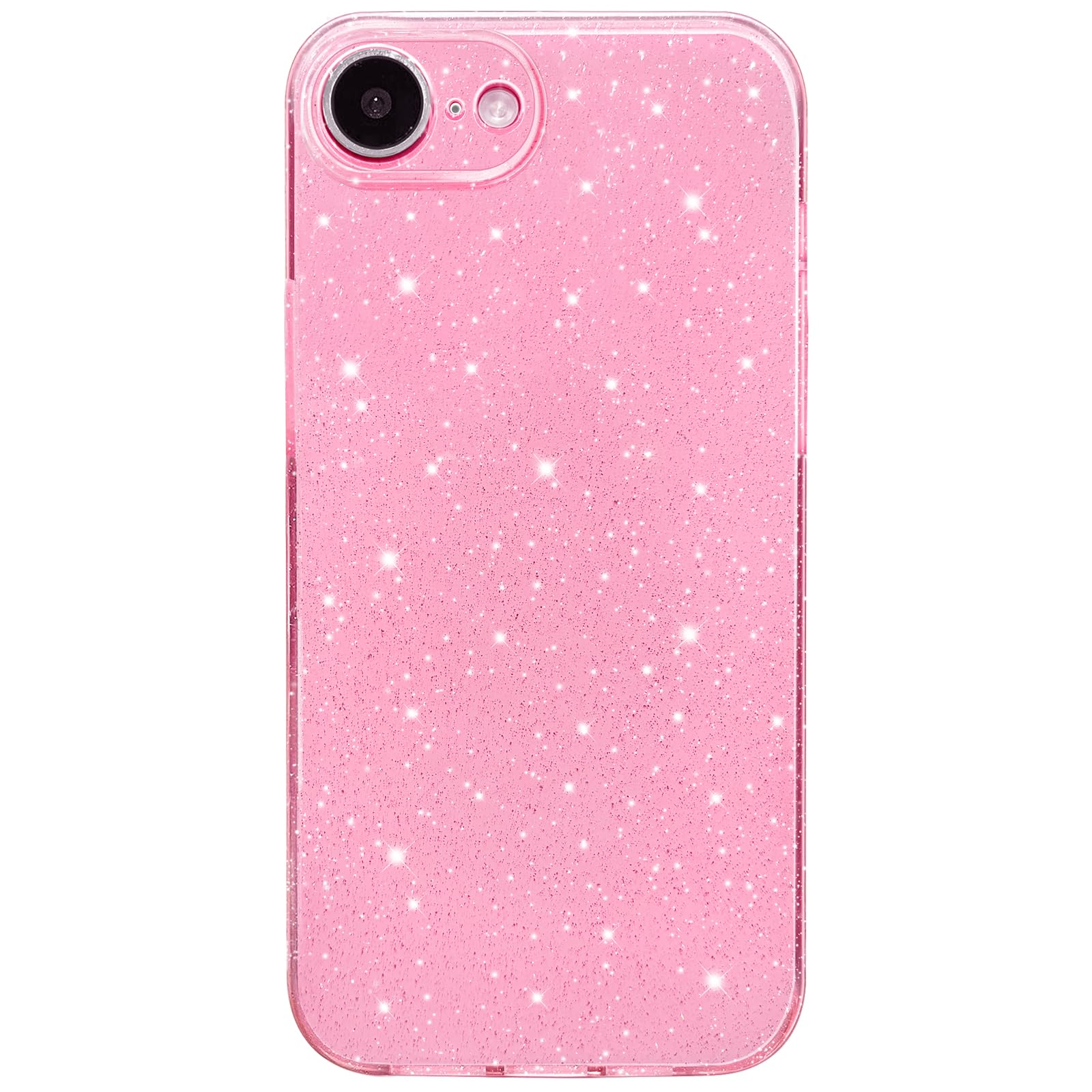 Hython Case for iPhone 17e Case Glitter Cute Sparkly Shiny Bling Sparkle Phone Cases 6.1, Thin Slim Fit Soft TPU Bumper Shockpro