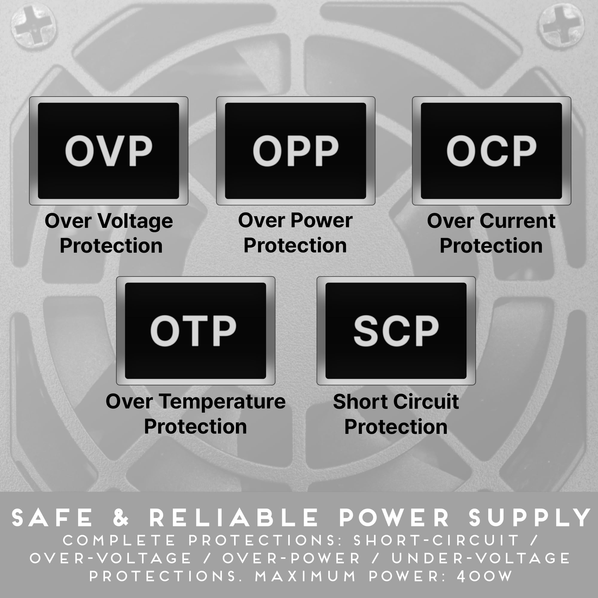 Apevia Sfx Ap400W Mini Itx Solution / Micro Atx / Sfx 400W Power Supply