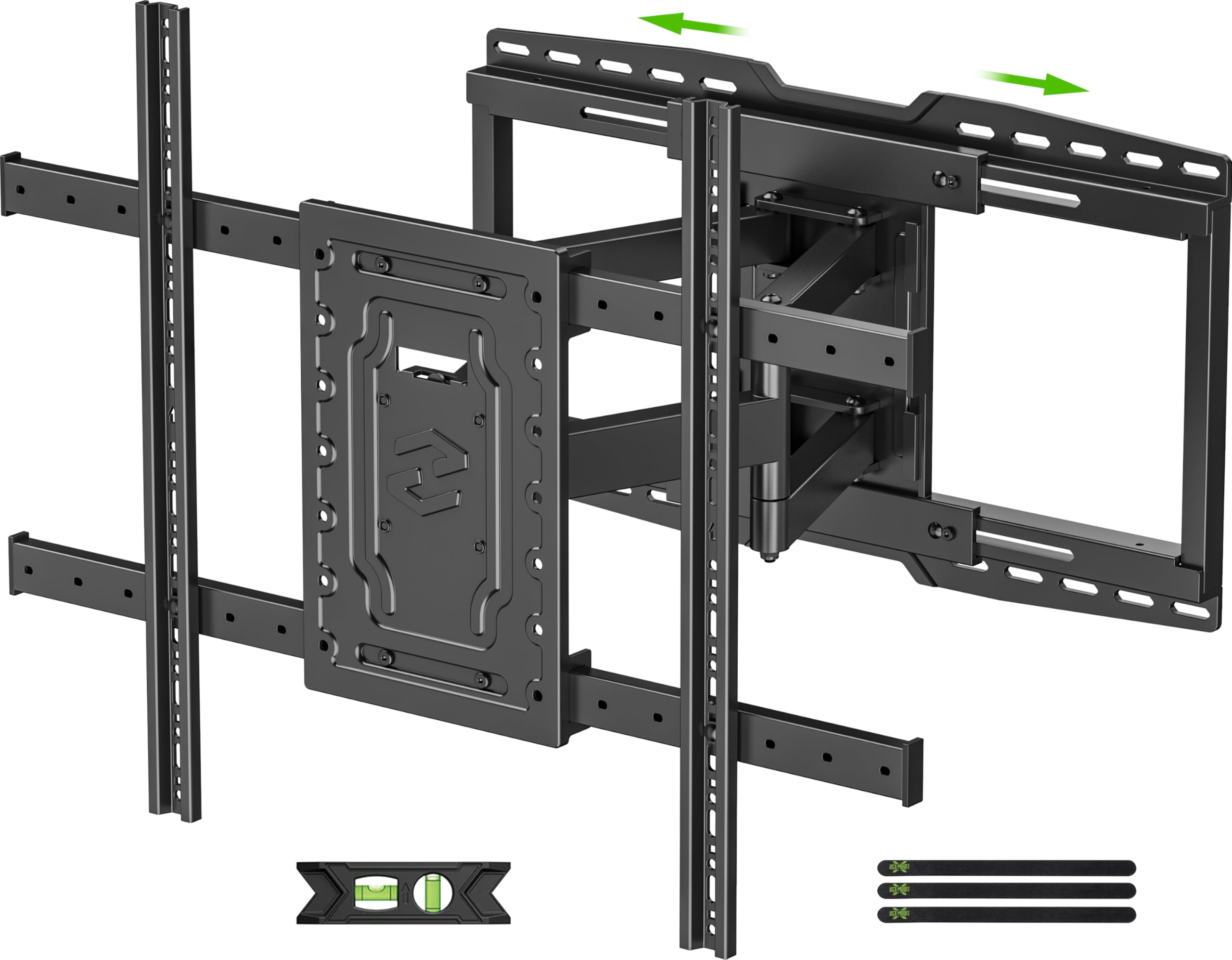 USX MOUNT Heavy Duty TV Wall Mount for 32-105 TVs up to 165lbs with 8 Sliding Design,Ultra-Large Mount for up to 24 Studs with S