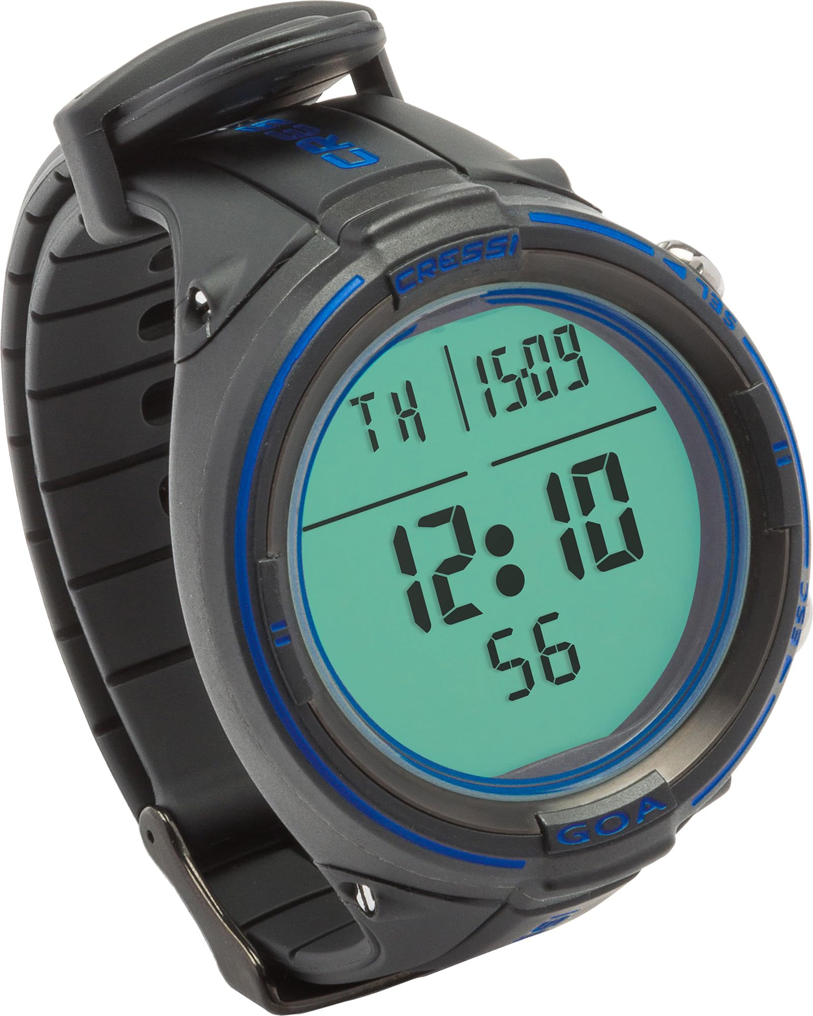 Cressi Goa Scuba Diving Computer, Black/Blue