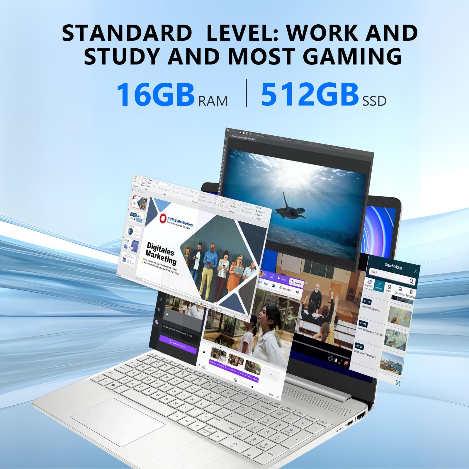 Hp 2024 Latest Laptop Touchscreen 15.6 Inch, Intel 12Th Core I3 Notebook Laptop Computer, 16Gb Ddr4 Ram, 512Gb Ssd, Windows 11,