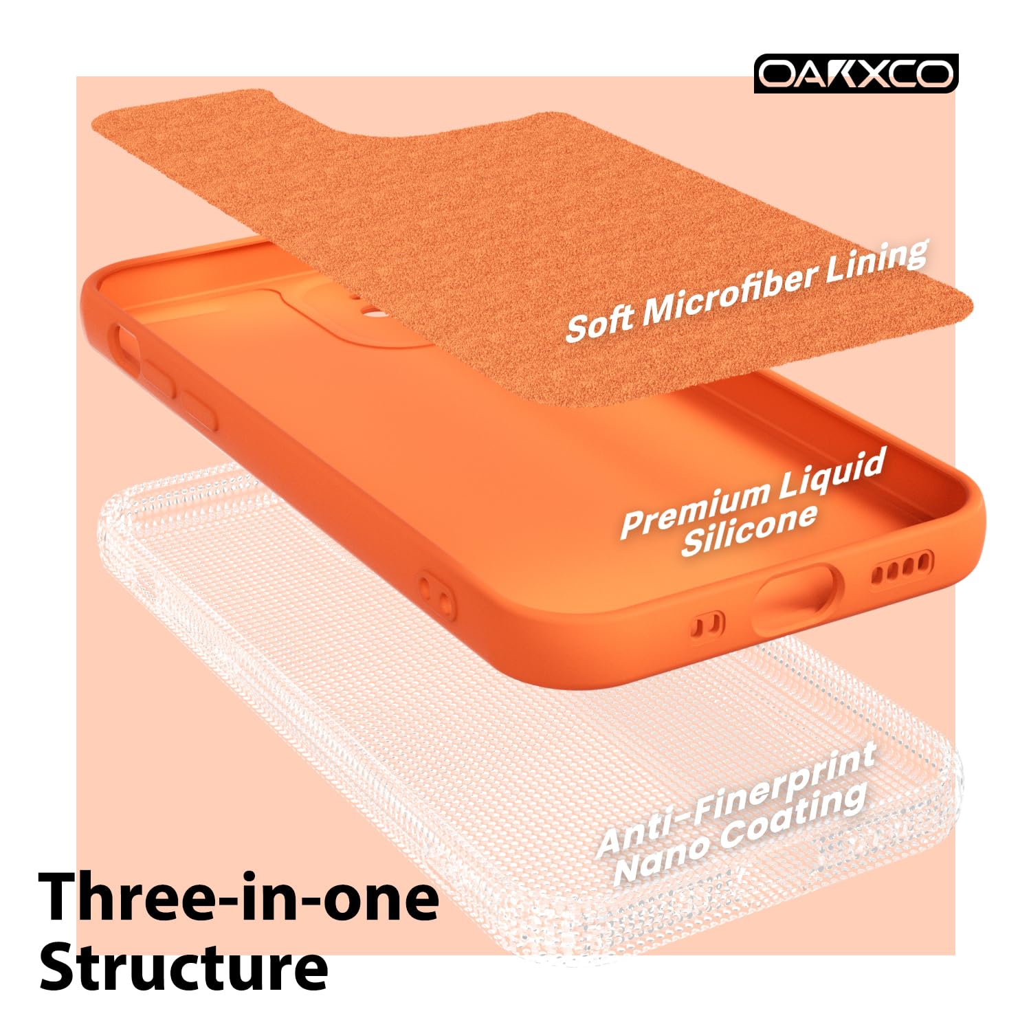 Oakxco For Iphone 12 Mini Case Liquid Silicone, Fluorescent Bright Solid Color, Soft Rubber Gel Elegant Aesthetic Cover, Thin Sl
