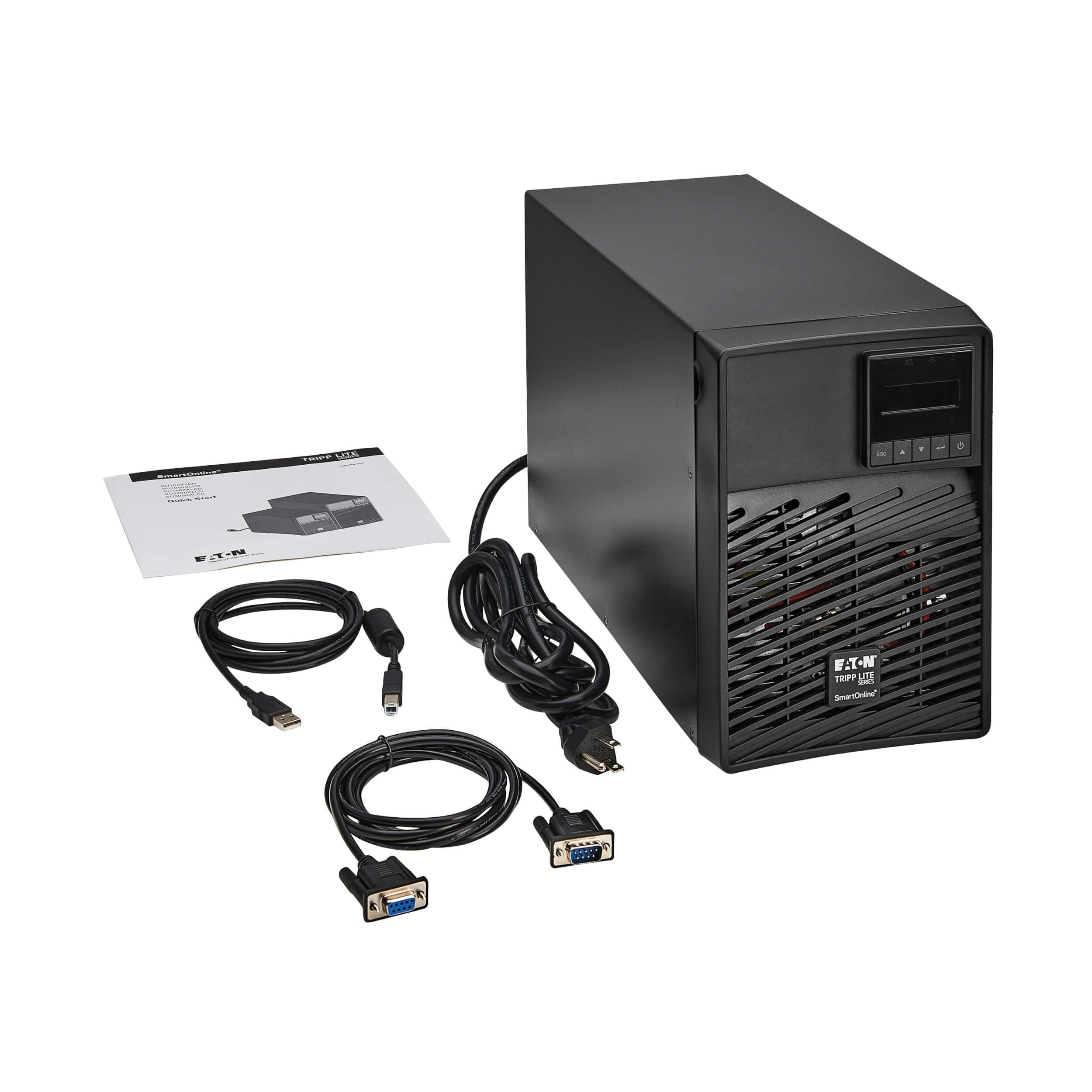 Tripp Lite Eaton Series Smartonline 1500Va Ups Battery Backup, Pure Sine Wave Double Conversion, 120V 1350W, Tower, Lcd Screen,