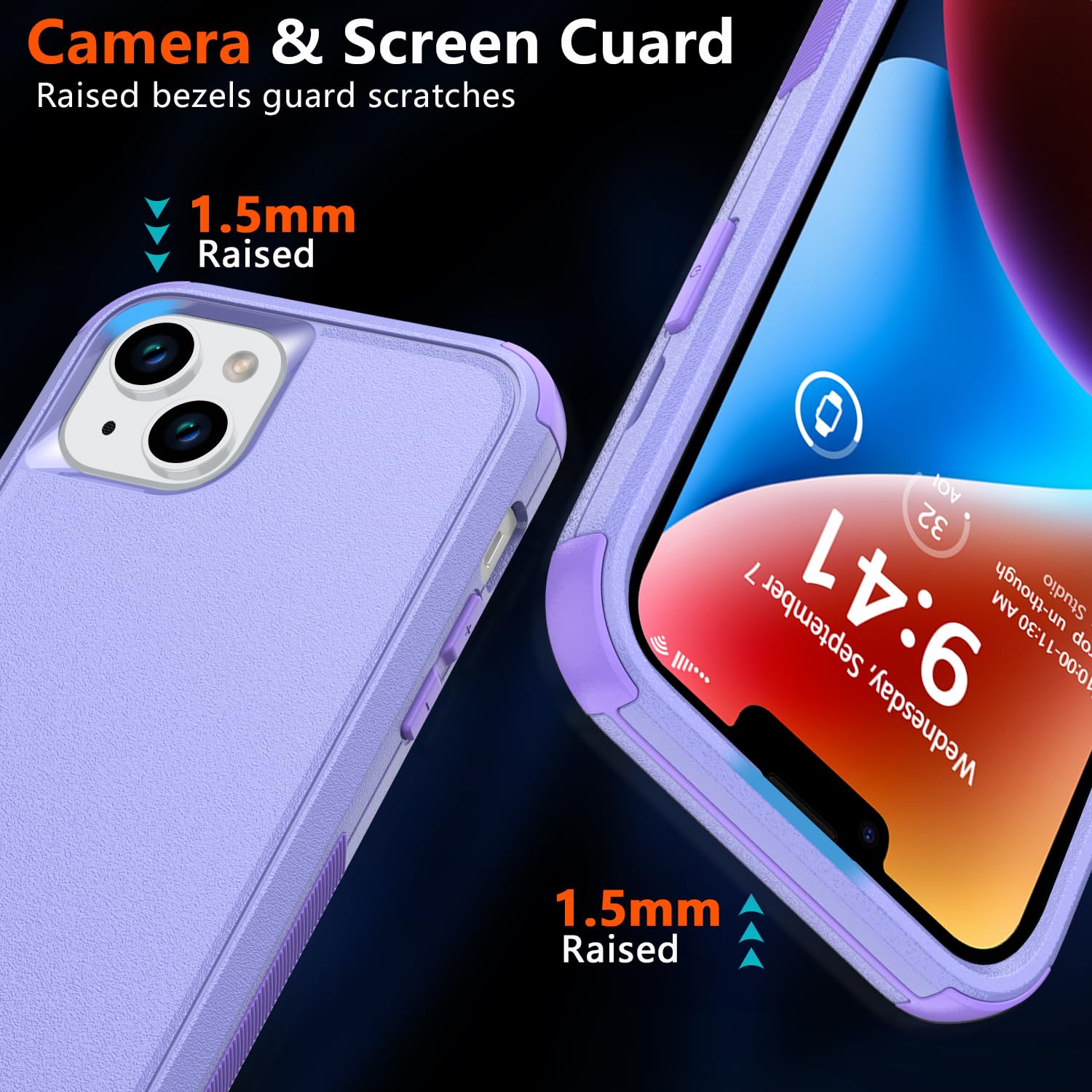 Diverbox For Iphone 14 Phone Case,Iphone 14 Magnetic Case [With Screen Protector & Camera Lens Protector ] Heavy Duty Phone Case