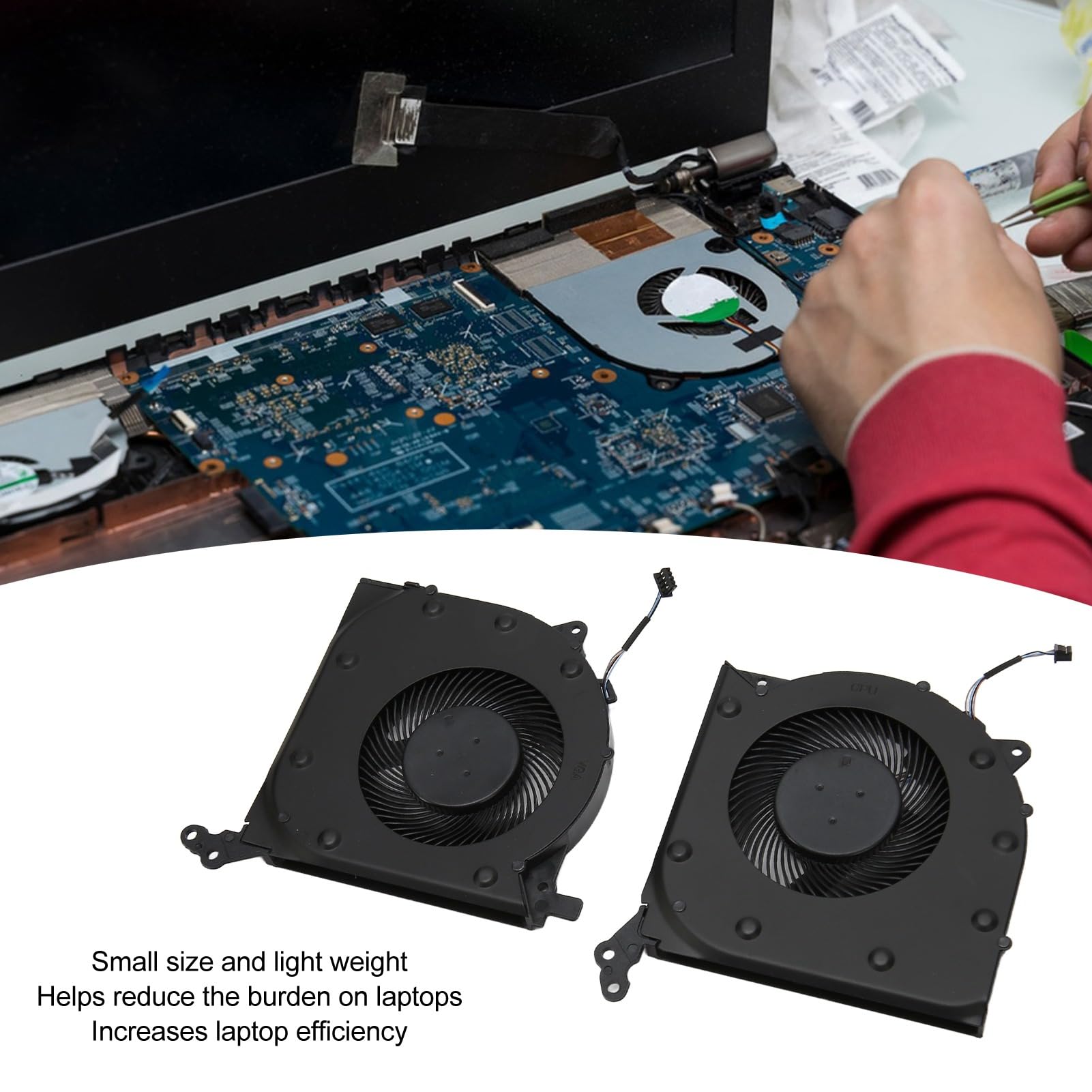 Replacement New Laptop Cpu And Gpu Cooling Fan For Legion 5 5I 15Imh05 15Imh05H 15Arh05 15Arh05H, 4 Pin Dc 5V Laptop Cooling Fan