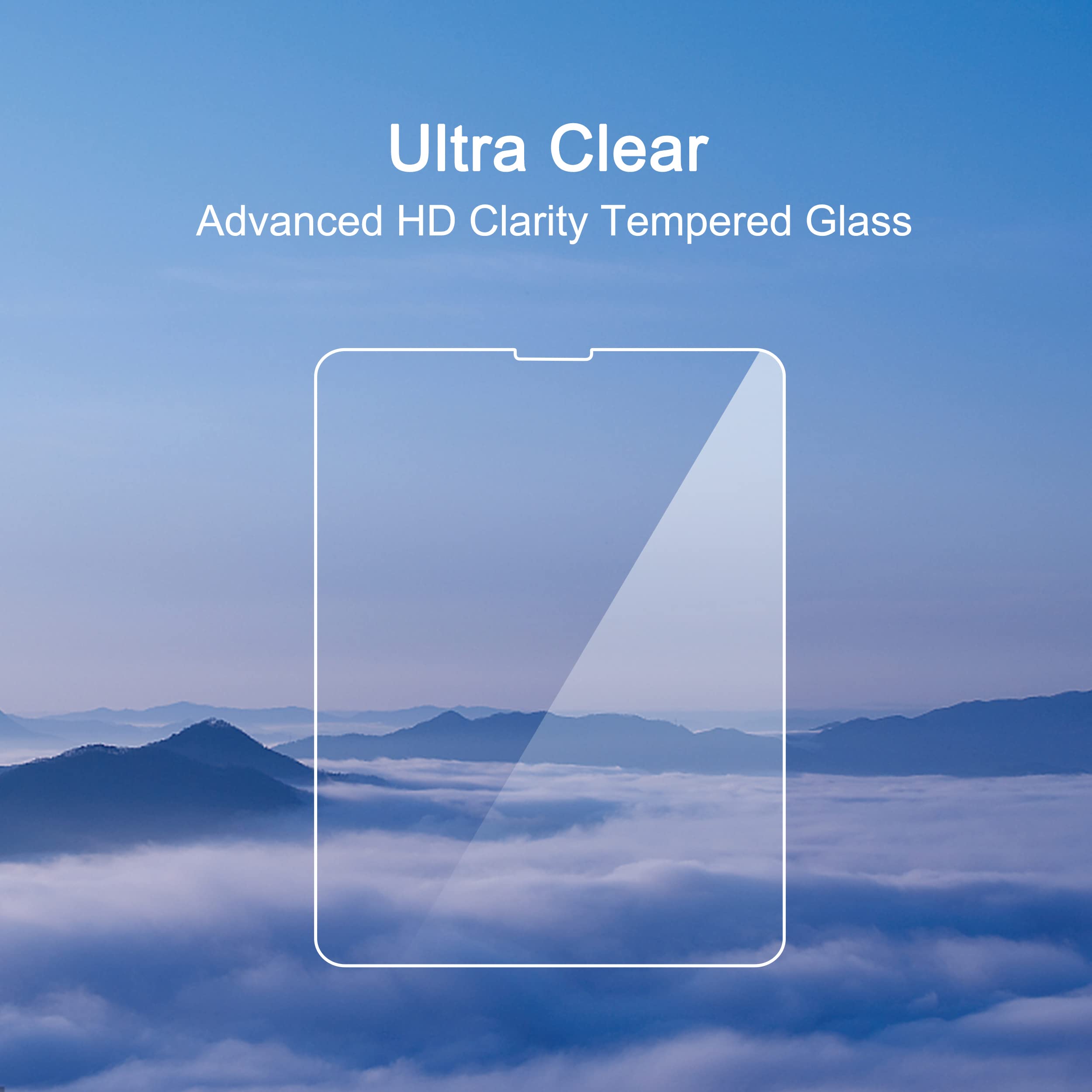 Ailun Screen Protector For Ipad Air 4/5 Generation[10.9 Inch,2022 5Th &2020 4Th] Ipad Pro 11 Inch Display[2022&2021&2020&2018 Re