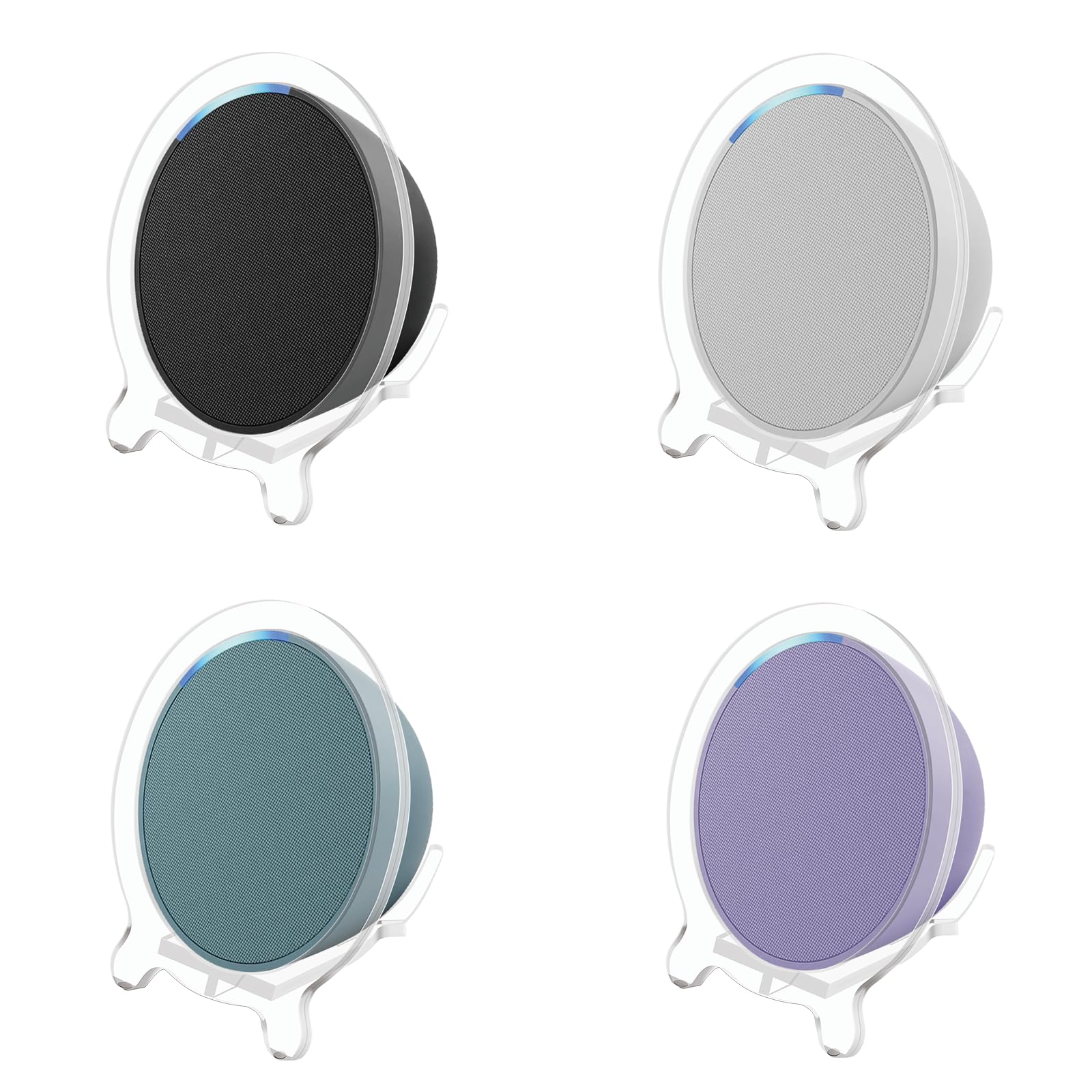 Acrylic Stable Stand For Ech0 P0P(2023), Desktop Holder Protect P0P Speaker, For Better Sound