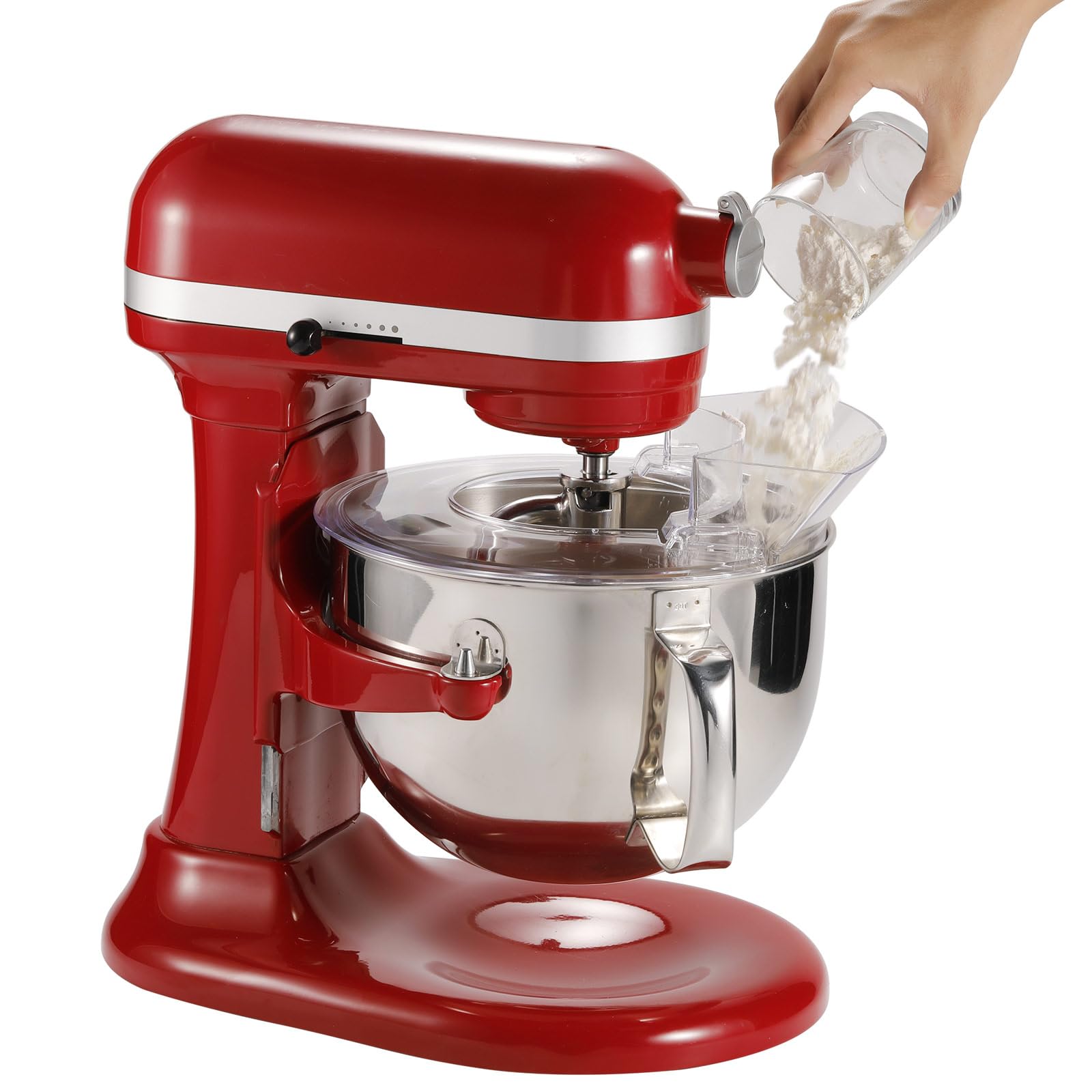 Pouring Shield For Kitchenaid  Splash Guard With Removable Pouring Chute For Kitchenaid 5.5 7 Quart Bowl Lift Stand Mixer