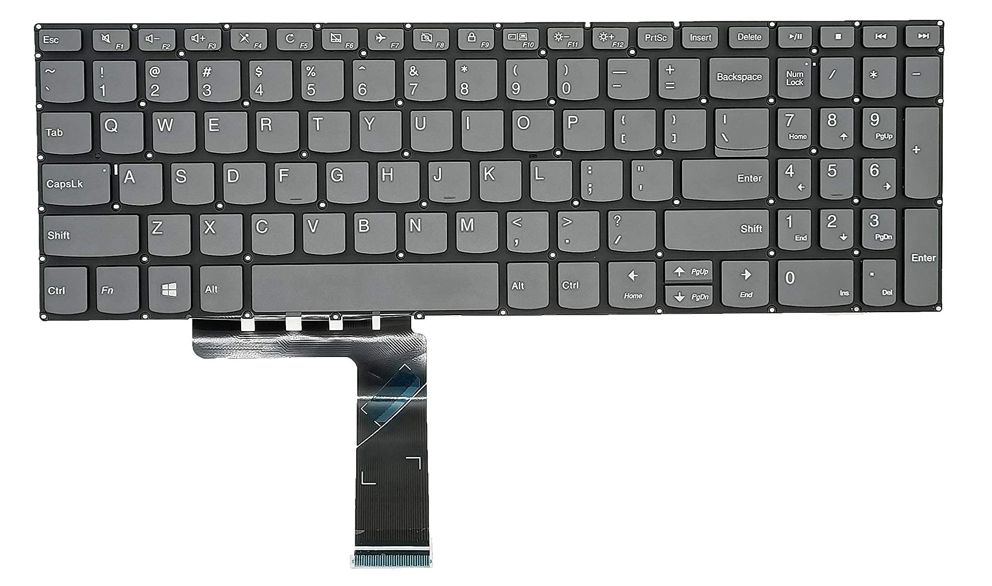 Replacement Keyboard For Lenovo Ideapad 3 15Iil05 3 15Ada05 3 15Are05 3 15Igl05, Ideapad 330S 15Ikb 330S 15Arr, Ideapad S340 15I