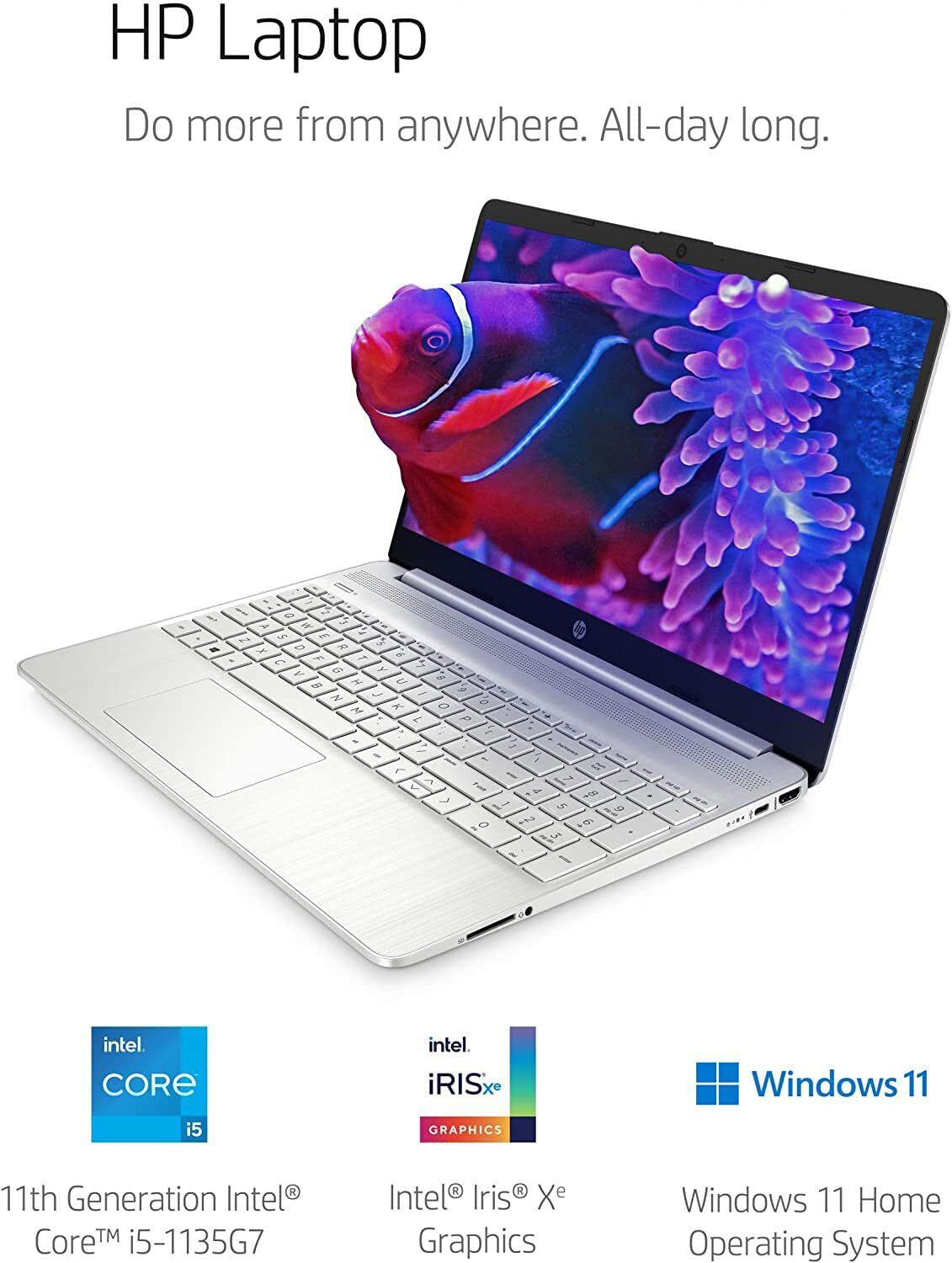 Hp 15.6 Inch Fhd Display Laptop, Intel Quad Core I5 1135G7 Up To 4.2Ghz (Beats I7 1065G7), 32Gb Ram, 2Tb Ssd, Intel Iris Xe Grap