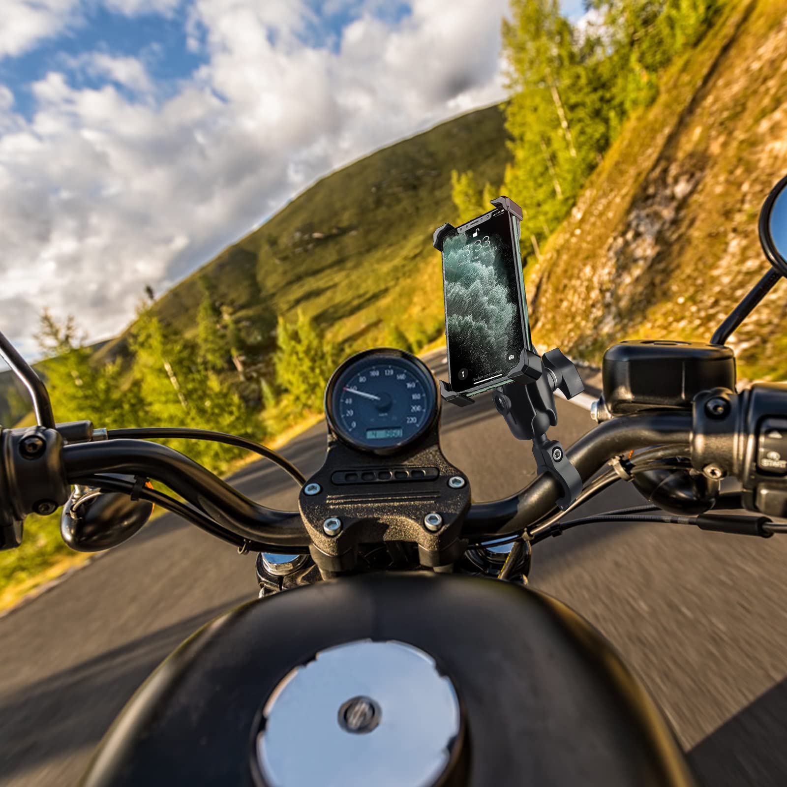 60Mm Double Socket Arm Fast Disassembly Set Compatible With Ram Mount,Suitable For Car Phone Holder(S-L601814)