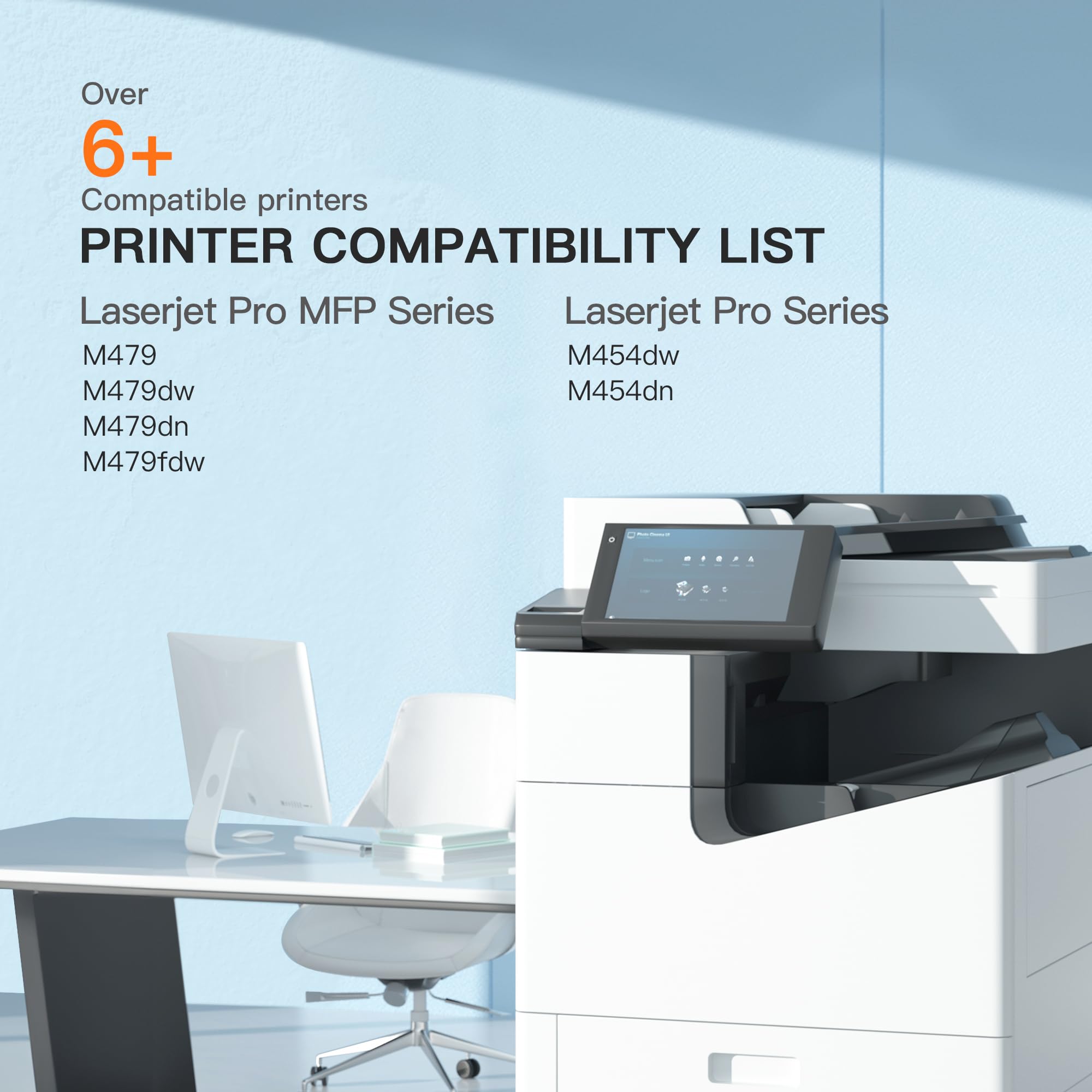 E Z Ink Compatible Toner Cartridges Replacement For Hp 414A Hp 414X 414A Toner (With Chip) To Use With Hp Color Pro M454Dw Mfp M