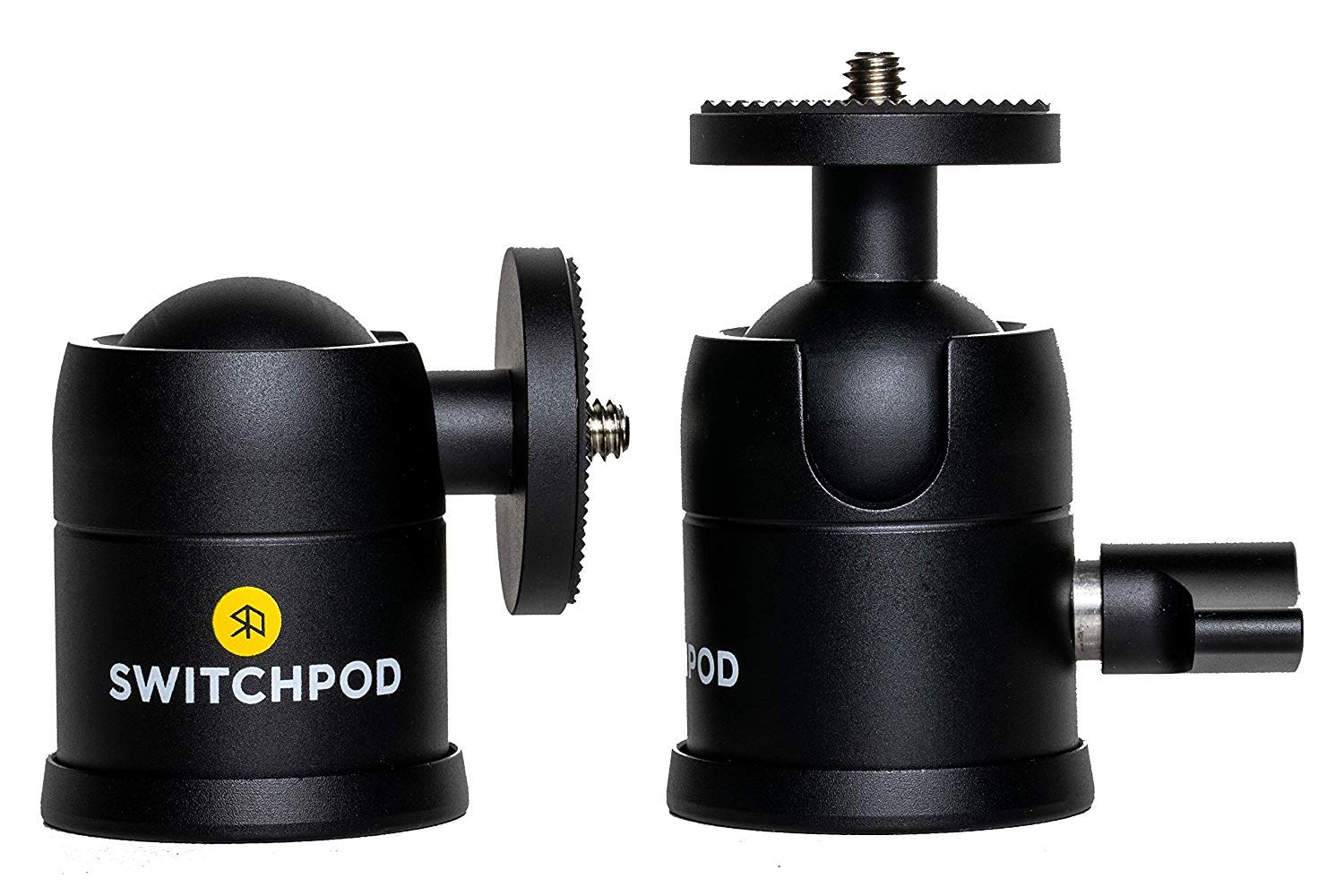 Switchpod Ball Head Aluminum Mount 360 Degree Rotating With 90 Degree Portrait Tilt For Dslr Camera Or Phone Adapter