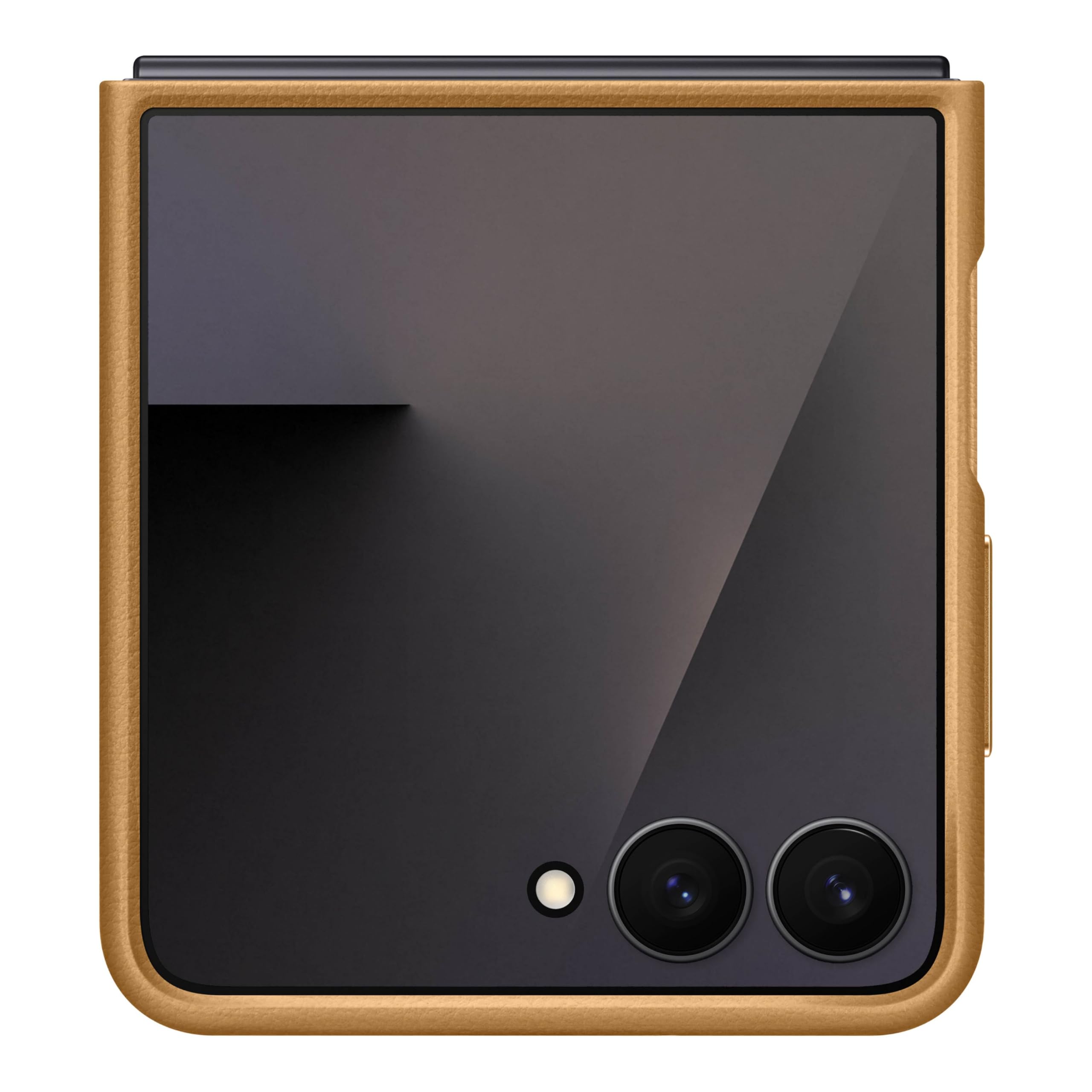 Samsung Galaxy Z Flip7 Kindsuit Phone Case, Textured Feel, Protective Cover, Soft Inner Lining, US Version, Camel