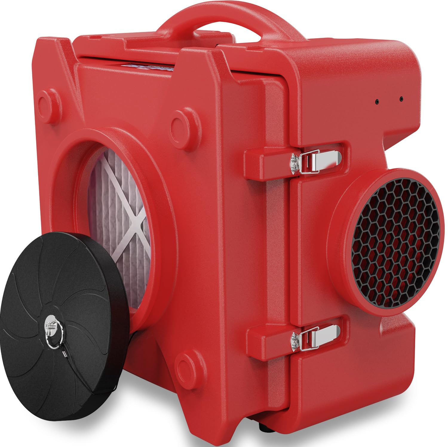 CADPXS Shield550 Air Scrubber 550 CFM for Water Damage Restoration, Red