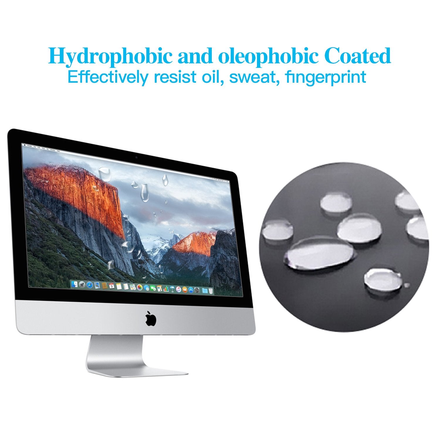 F Forito 2 Pack Compatible With Imac 21.5 Inch Anti Glare Matte Computer Screen Protector, Computer Screen Cover Compatible With