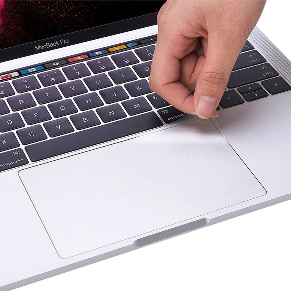 (2 Pack) Clear Anti Scratch Trackpad Protector Touchpad Cover Skin For Newest Macbook Pro 13 Inch With Or Without Touchbar Model