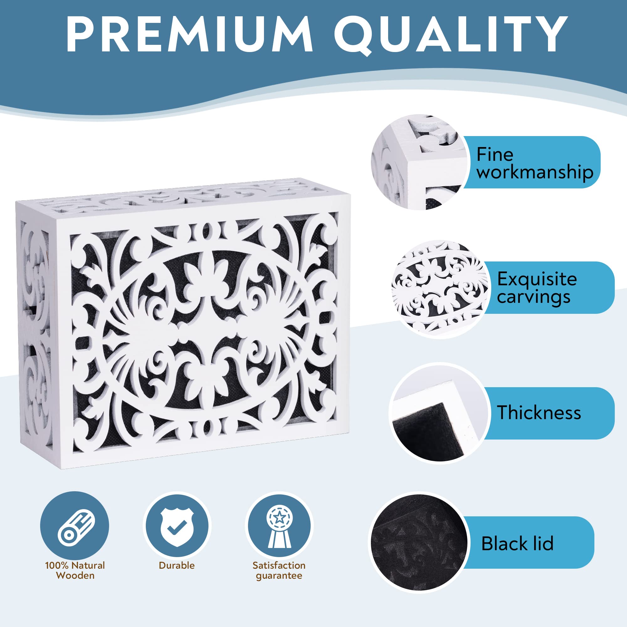Graues Doorbell Cover | Modern Design Door Chime Covers Decorative | Wooden Doorbell Cover Box Only