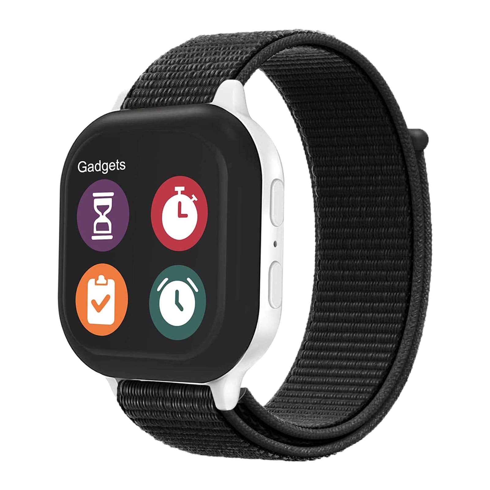 Owkey Kids Band Replacement Compatible For Gizmo Watch, Breathable Hook & Loop Nylon Watch Bands With Quick Release Pins, Compat